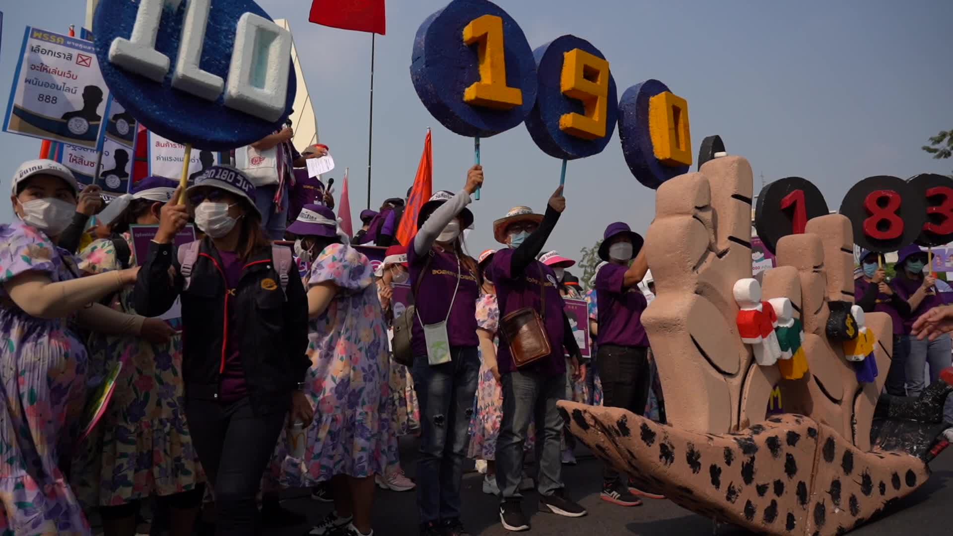 Women's Day rally in Bangkok