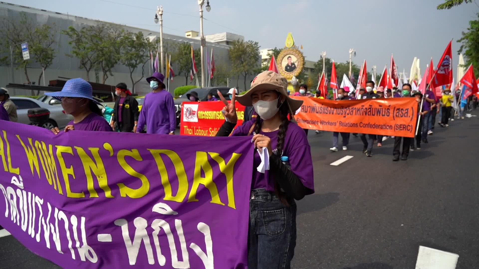 Women's Day rally in Bangkok