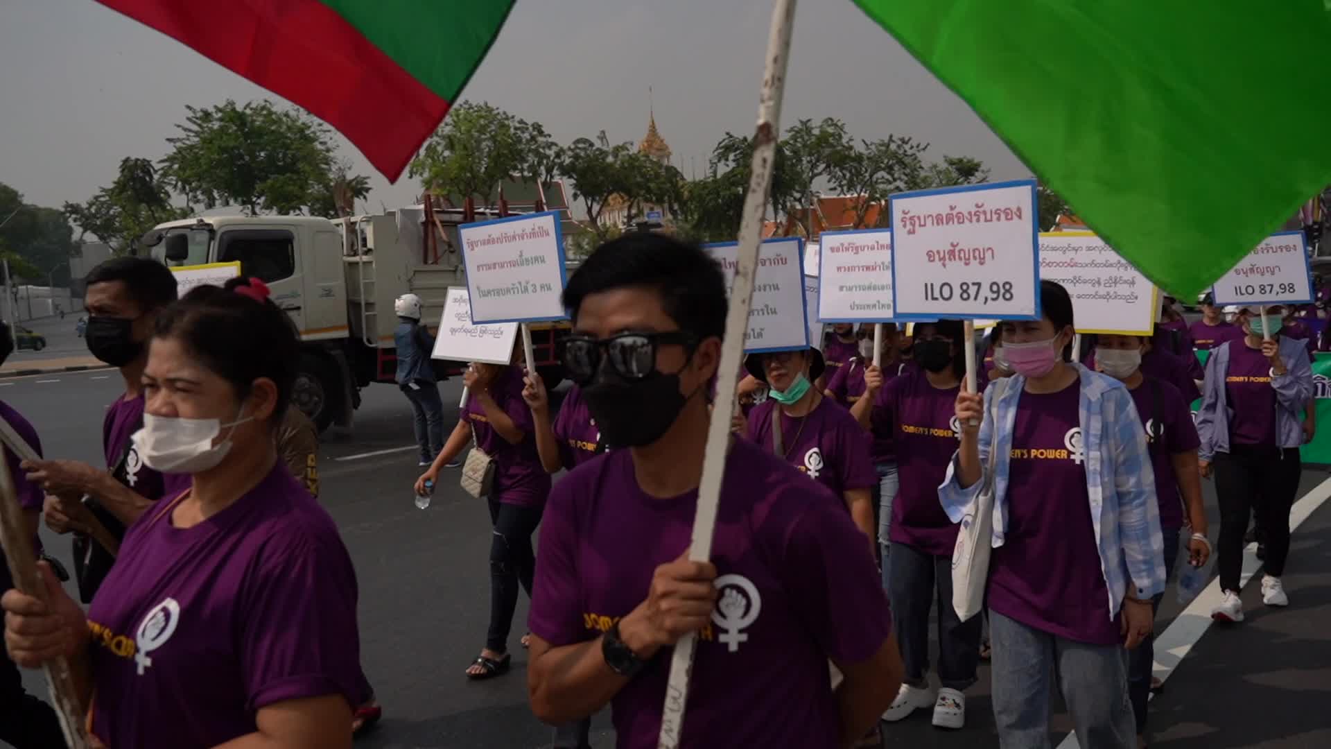 Women's Day rally in Bangkok