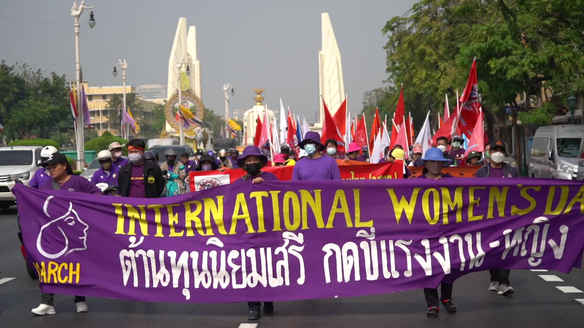 Women's Day rally in Bangkok