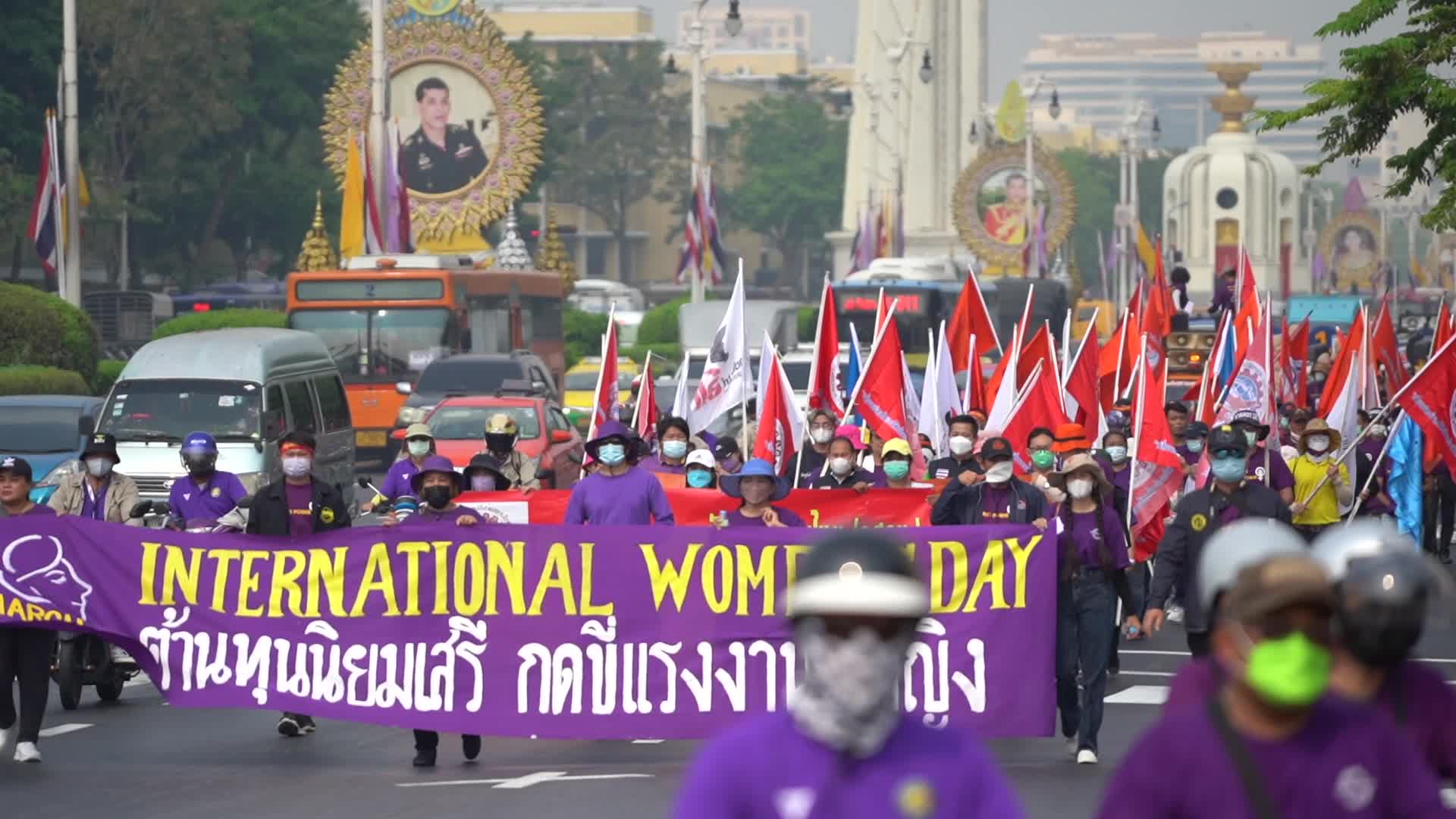 Women's Day rally in Bangkok