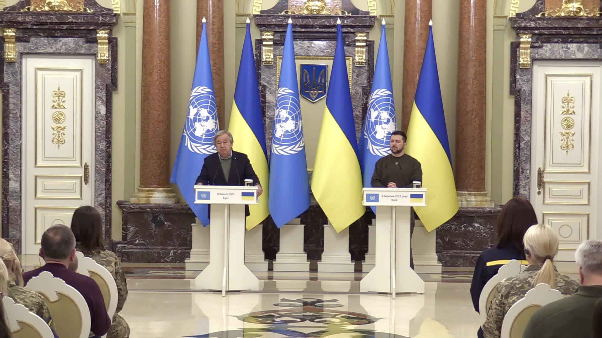 UN Secretary General Antonio Guterres visits Kyiv, amid Russia's invasion of Ukraine