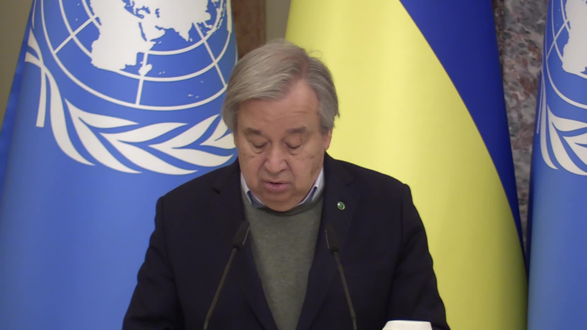 UN Secretary General Antonio Guterres visits Kyiv, amid Russia's invasion of Ukraine