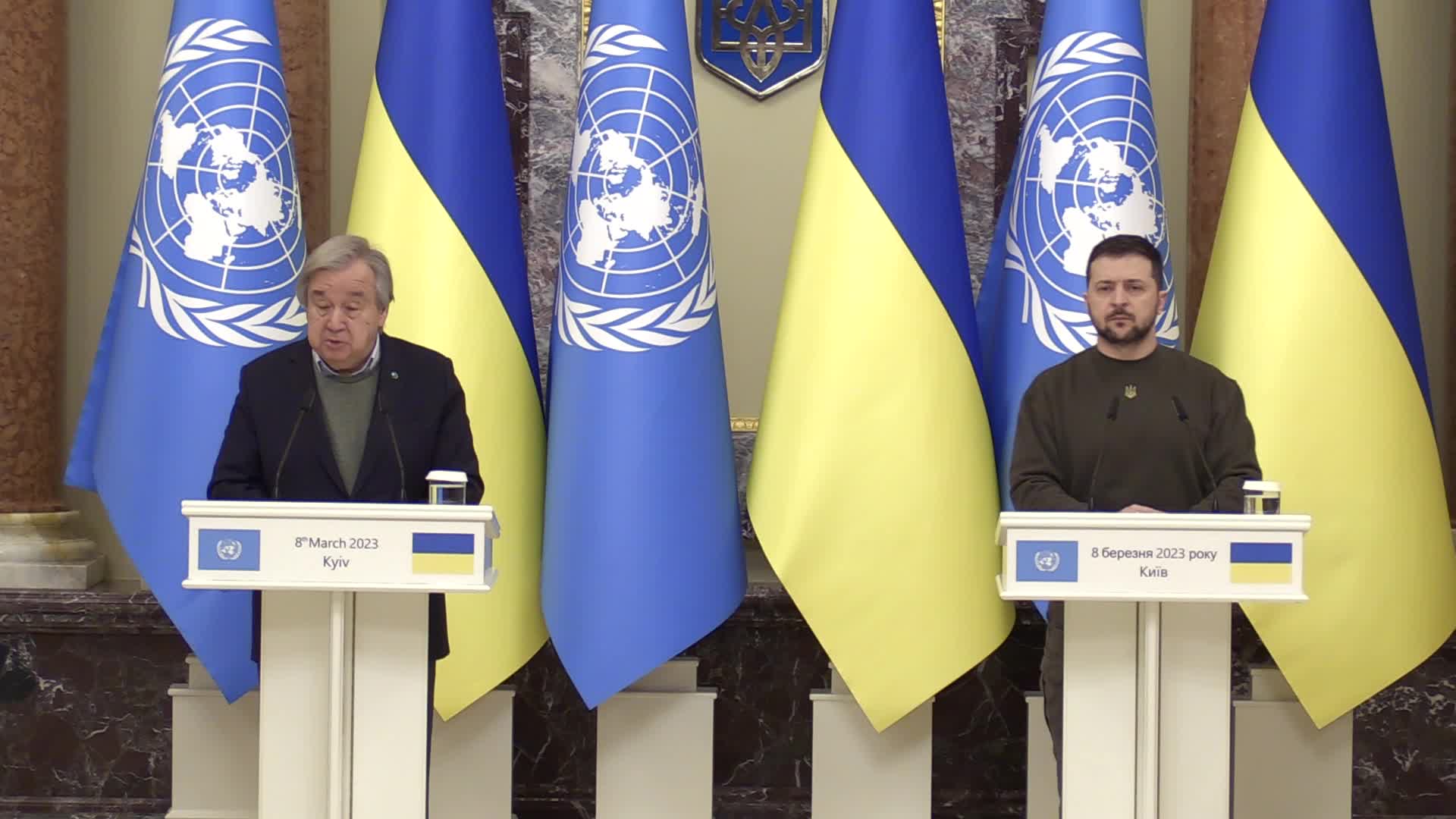 UN Secretary General Antonio Guterres visits Kyiv, amid Russia's invasion of Ukraine