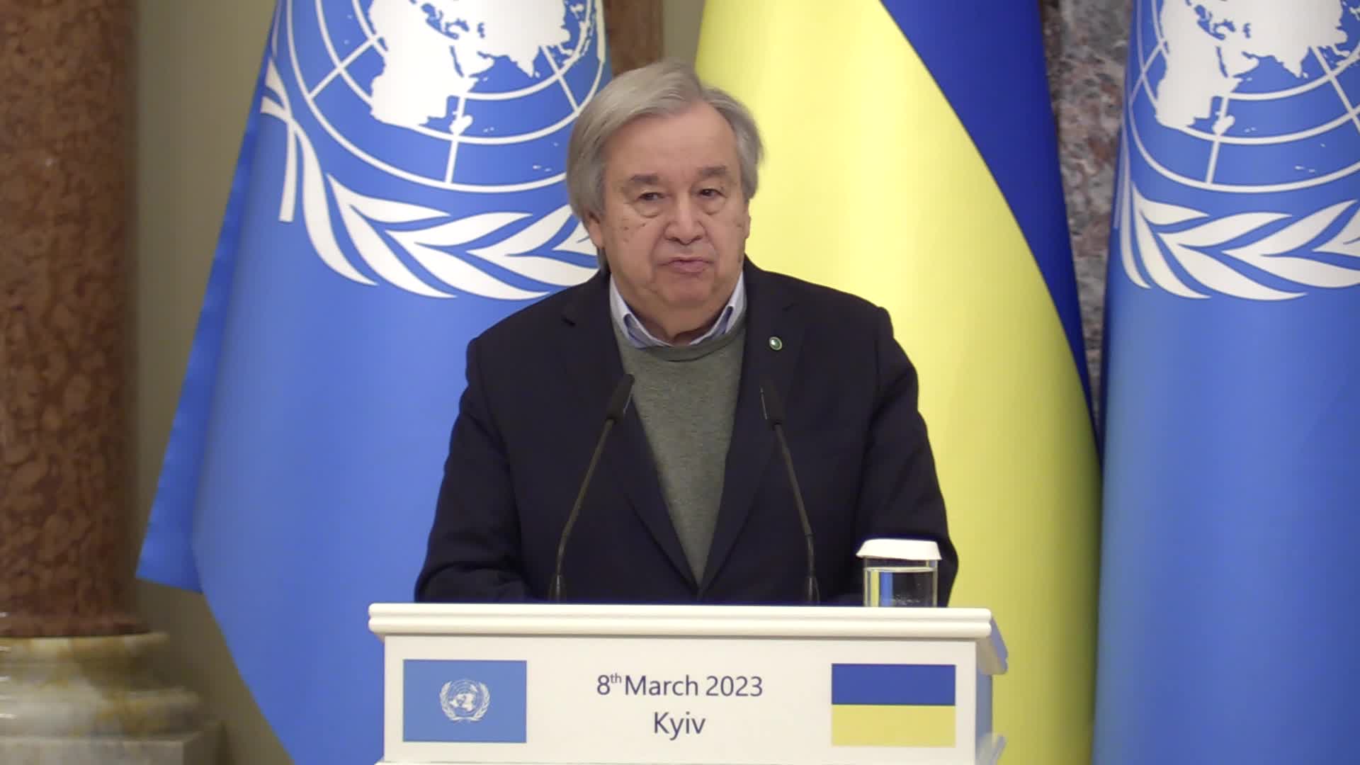 UN Secretary General Antonio Guterres visits Kyiv, amid Russia's invasion of Ukraine