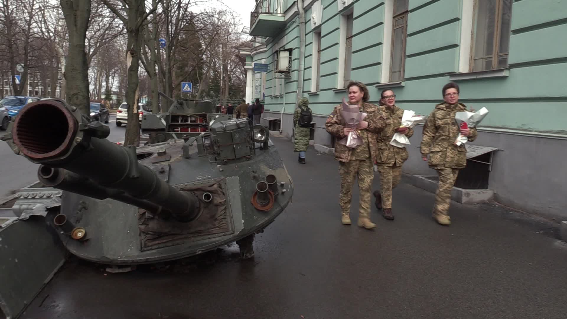 International Women's Day in Kyiv, amid Russia's invasion of Ukraine