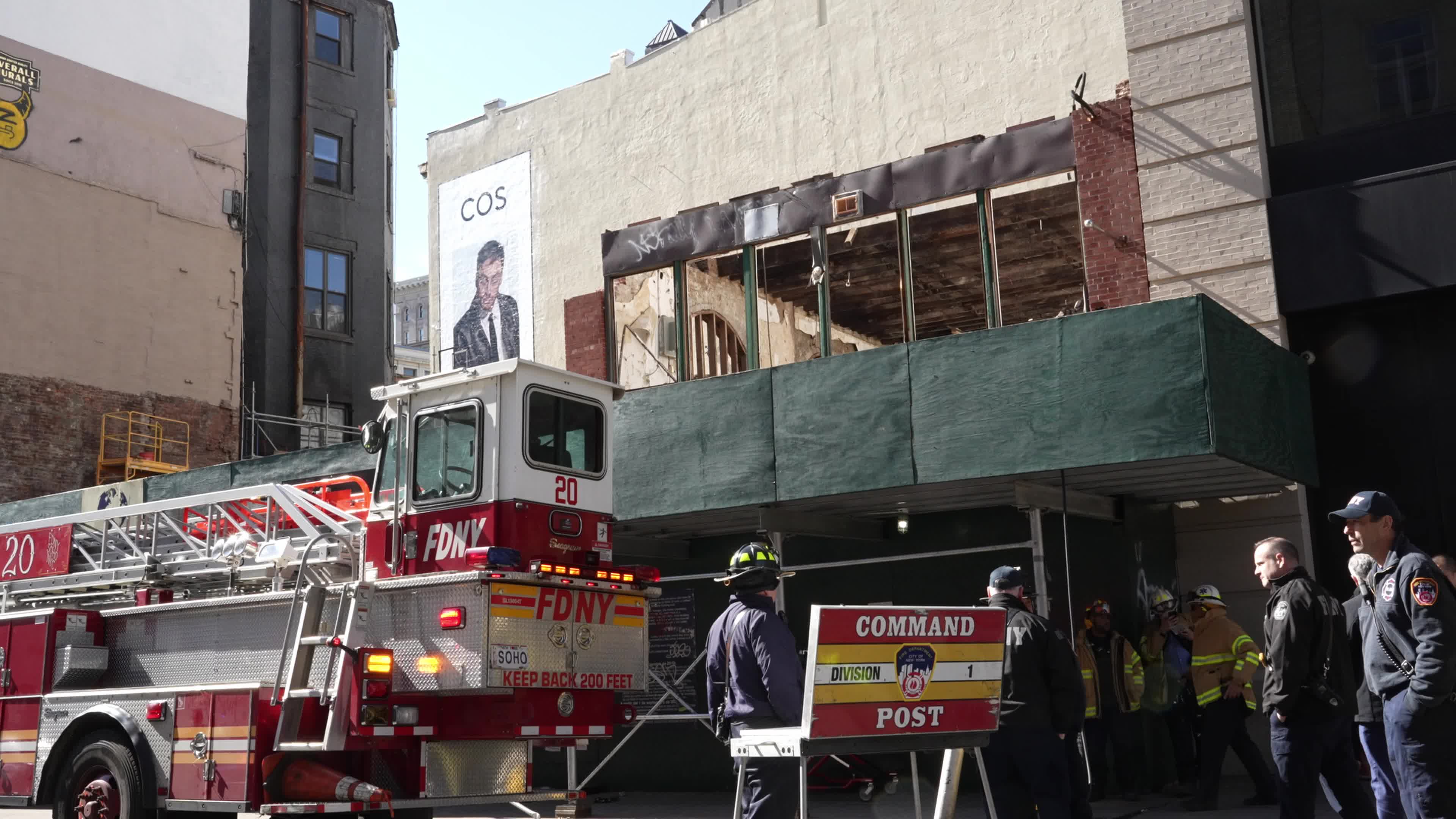 1 dead after wall collapses onto construction workers in SoHo