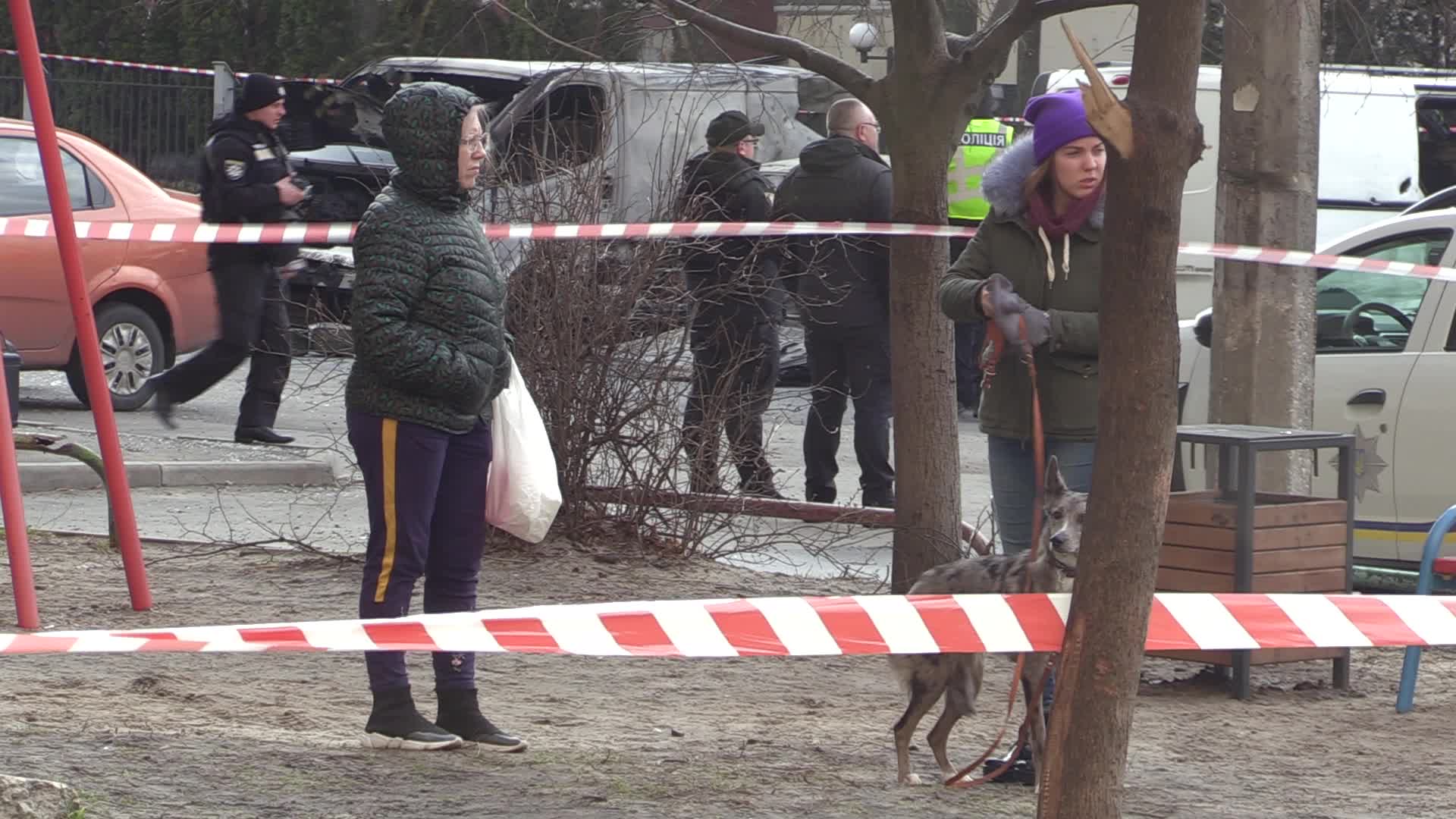 A missile attack on Kyiv, amid Russia's invasion of Ukraine