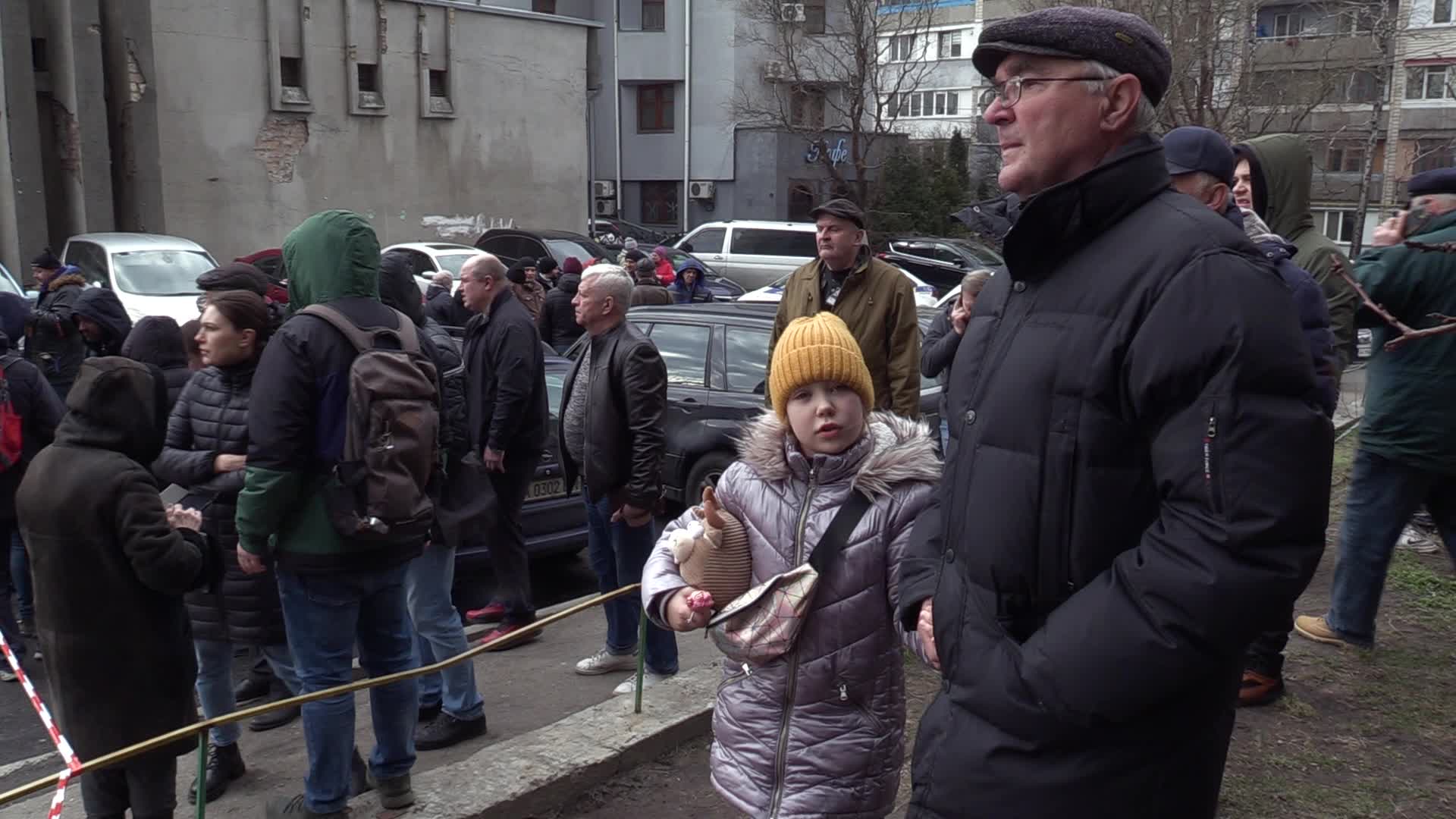 A missile attack on Kyiv, amid Russia's invasion of Ukraine