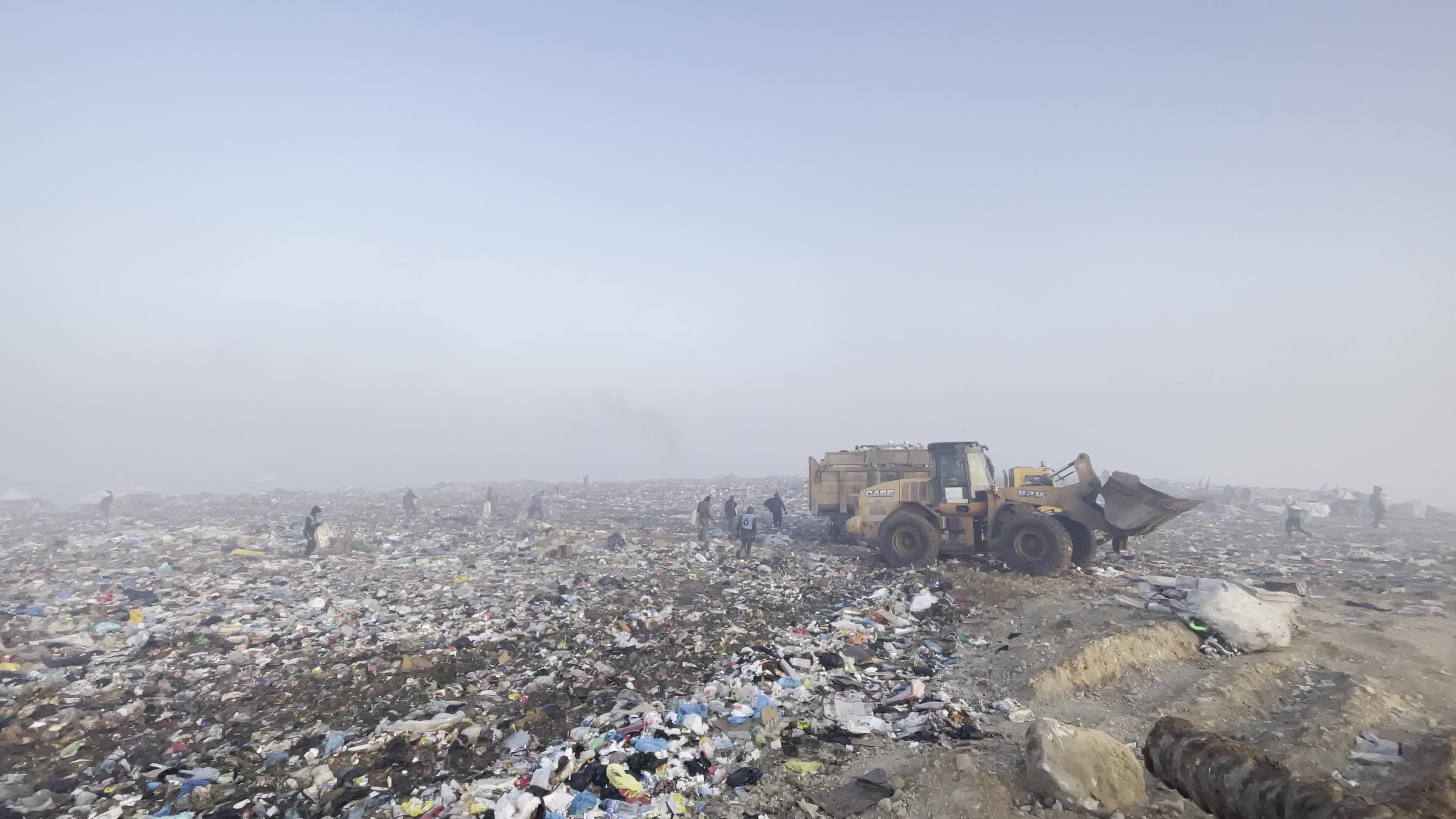 Waste Dump in Gaza, Palestine