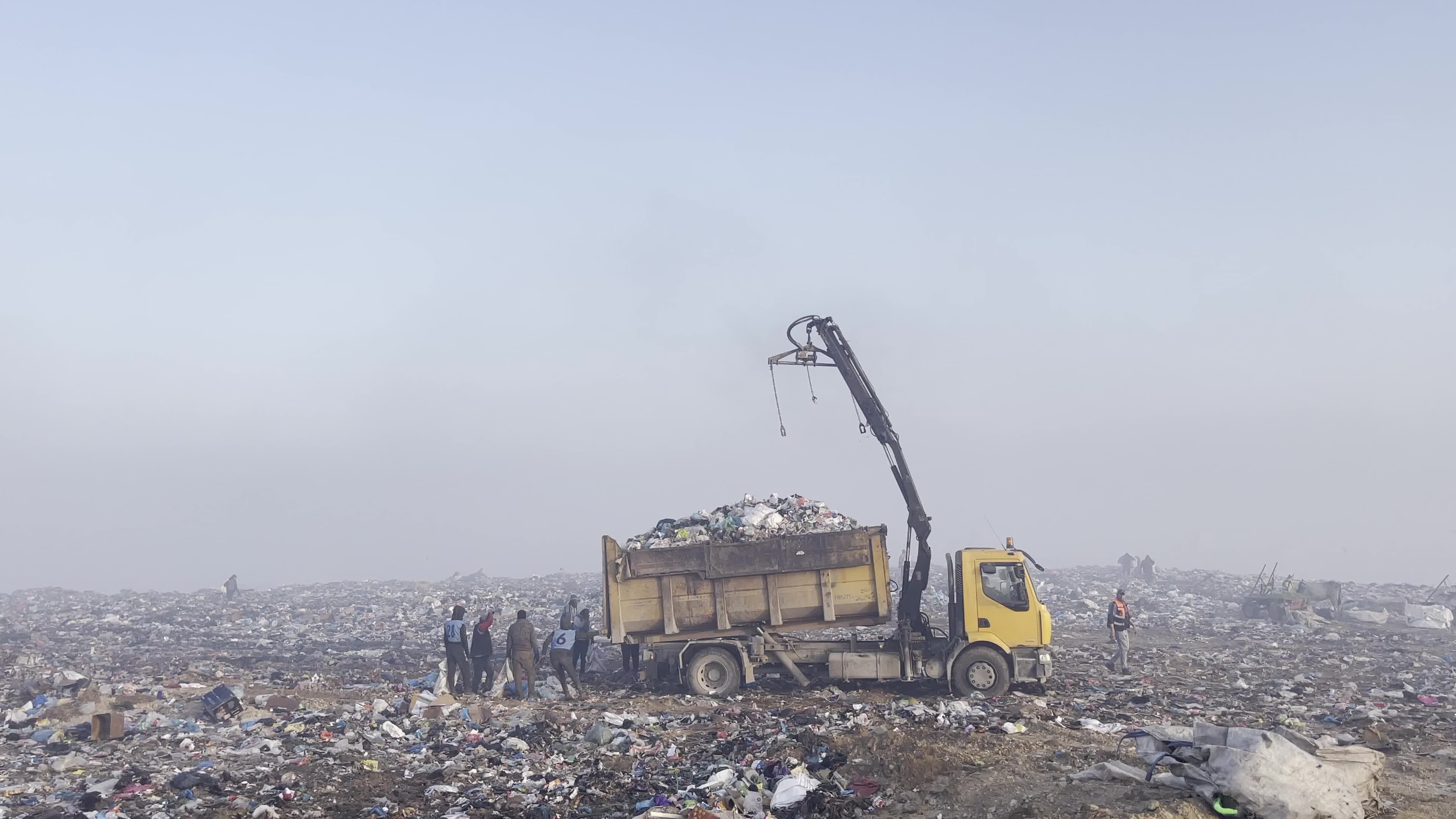 Waste Dump in Gaza, Palestine