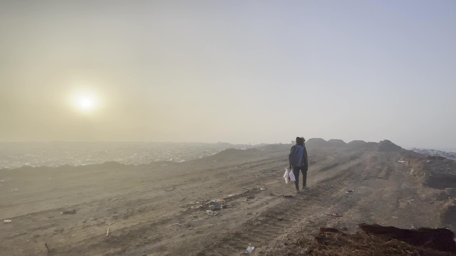 Waste Dump in Gaza, Palestine