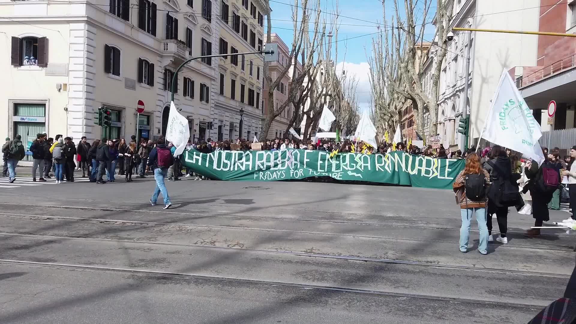  Global climate strike in Rome, Italy