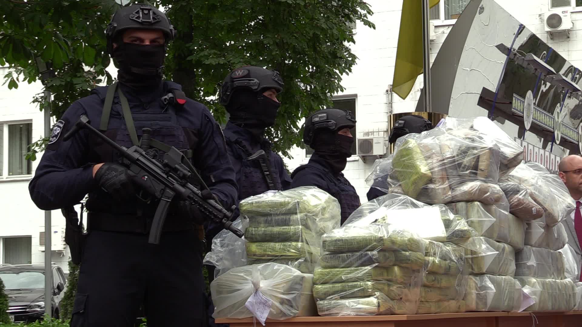 Ukrainian police seized 400 kg of cocaine