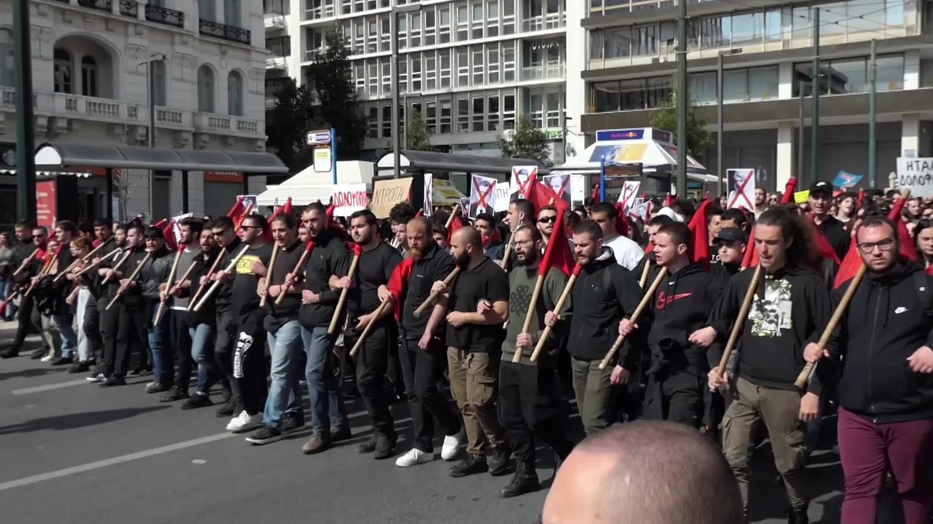 Greek students demand justice and accountability for fatal train crash tragedy