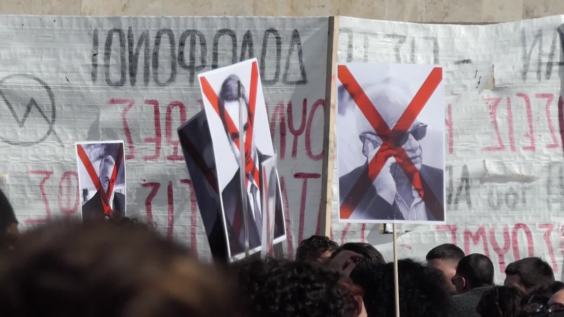 Greek students demand justice and accountability for fatal train crash tragedy