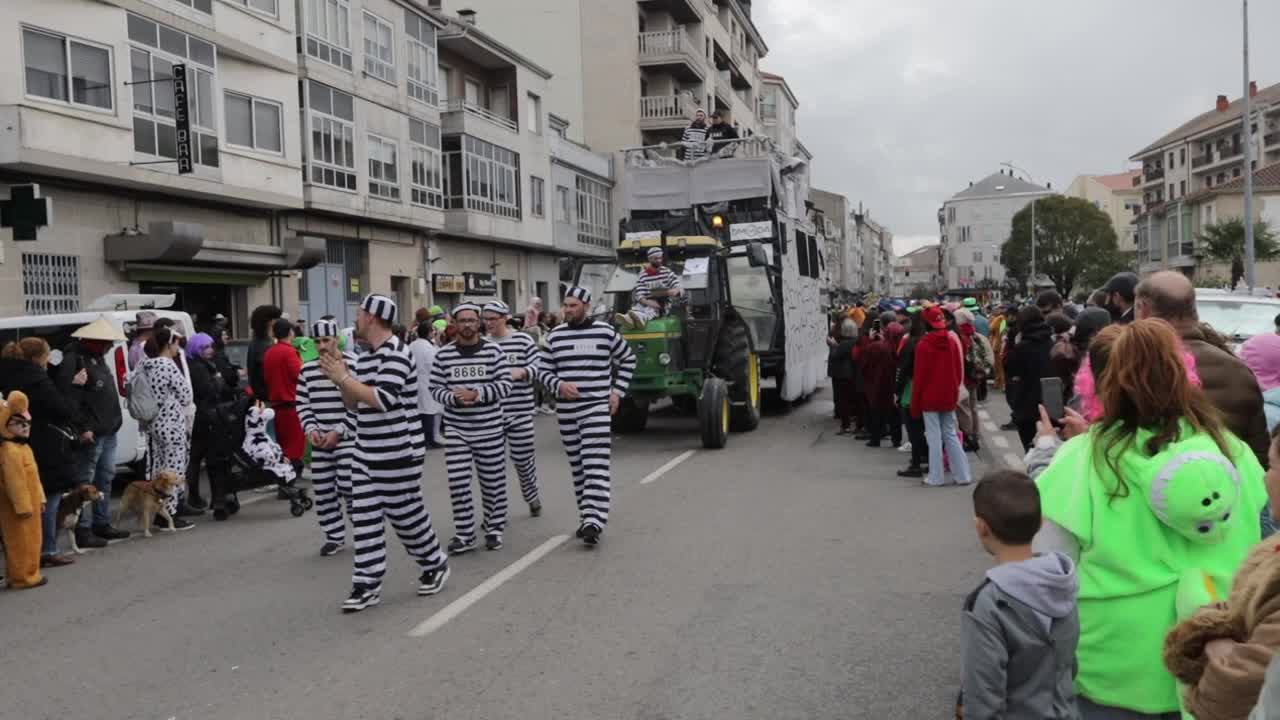 Carnival parade in Galicia
