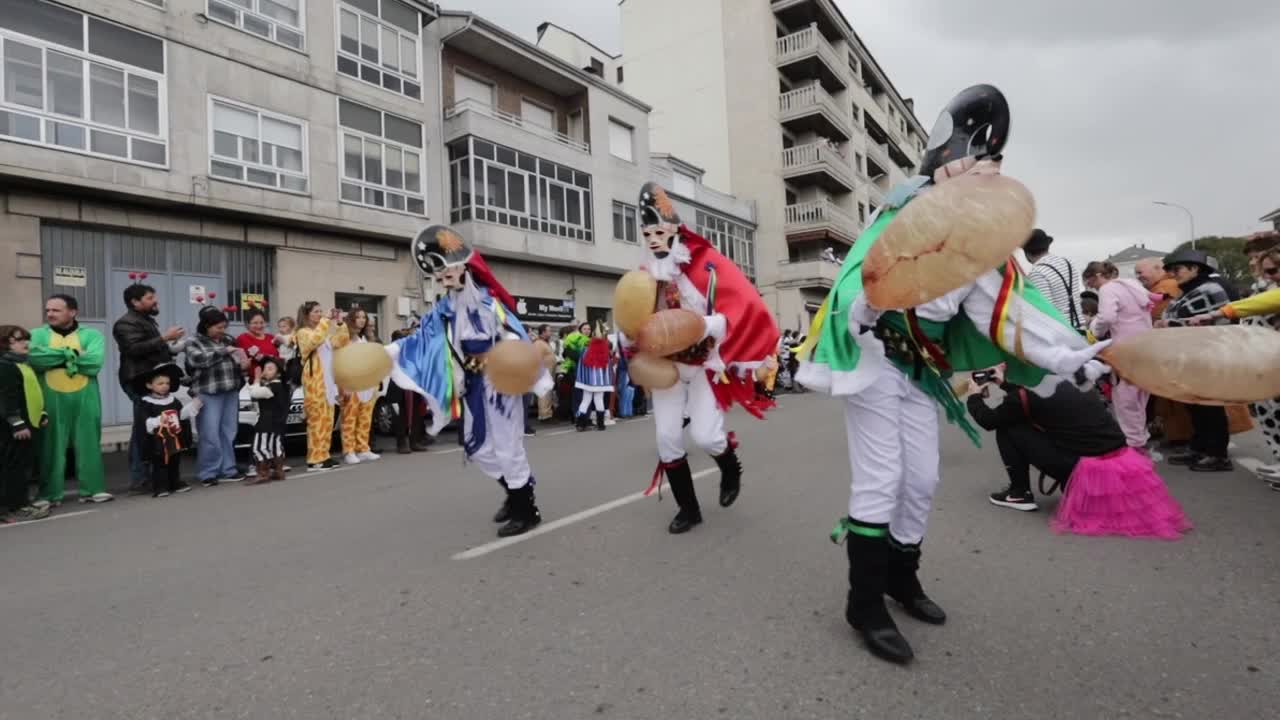 Carnival parade in Galicia