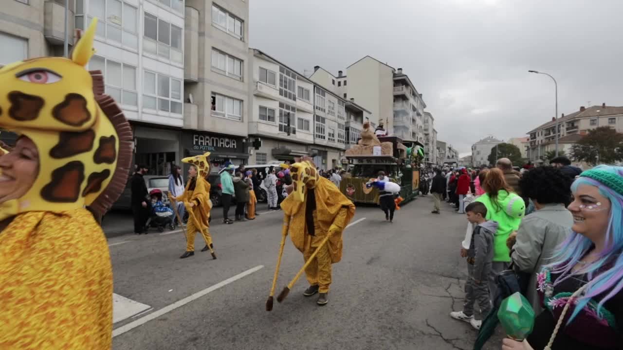 Carnival parade in Galicia