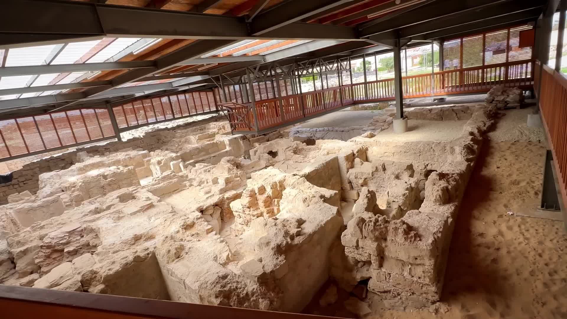 Archaeological site of Saint Hilarion In Gaza, Palestine