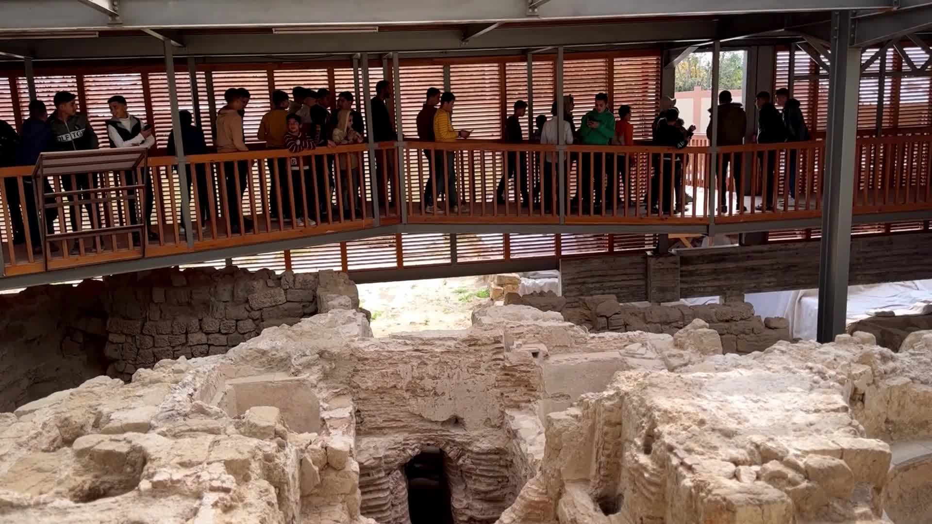 Archaeological site of Saint Hilarion In Gaza, Palestine