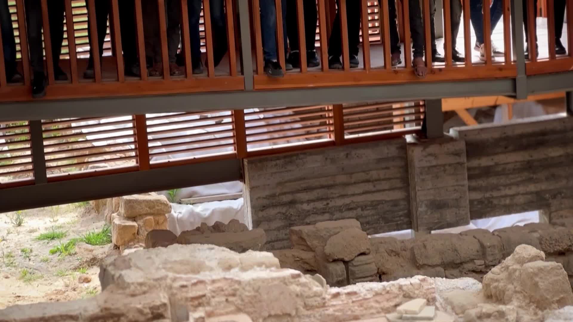 Archaeological site of Saint Hilarion In Gaza, Palestine