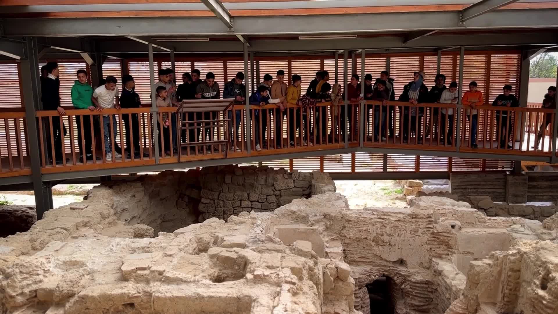 Archaeological site of Saint Hilarion In Gaza, Palestine
