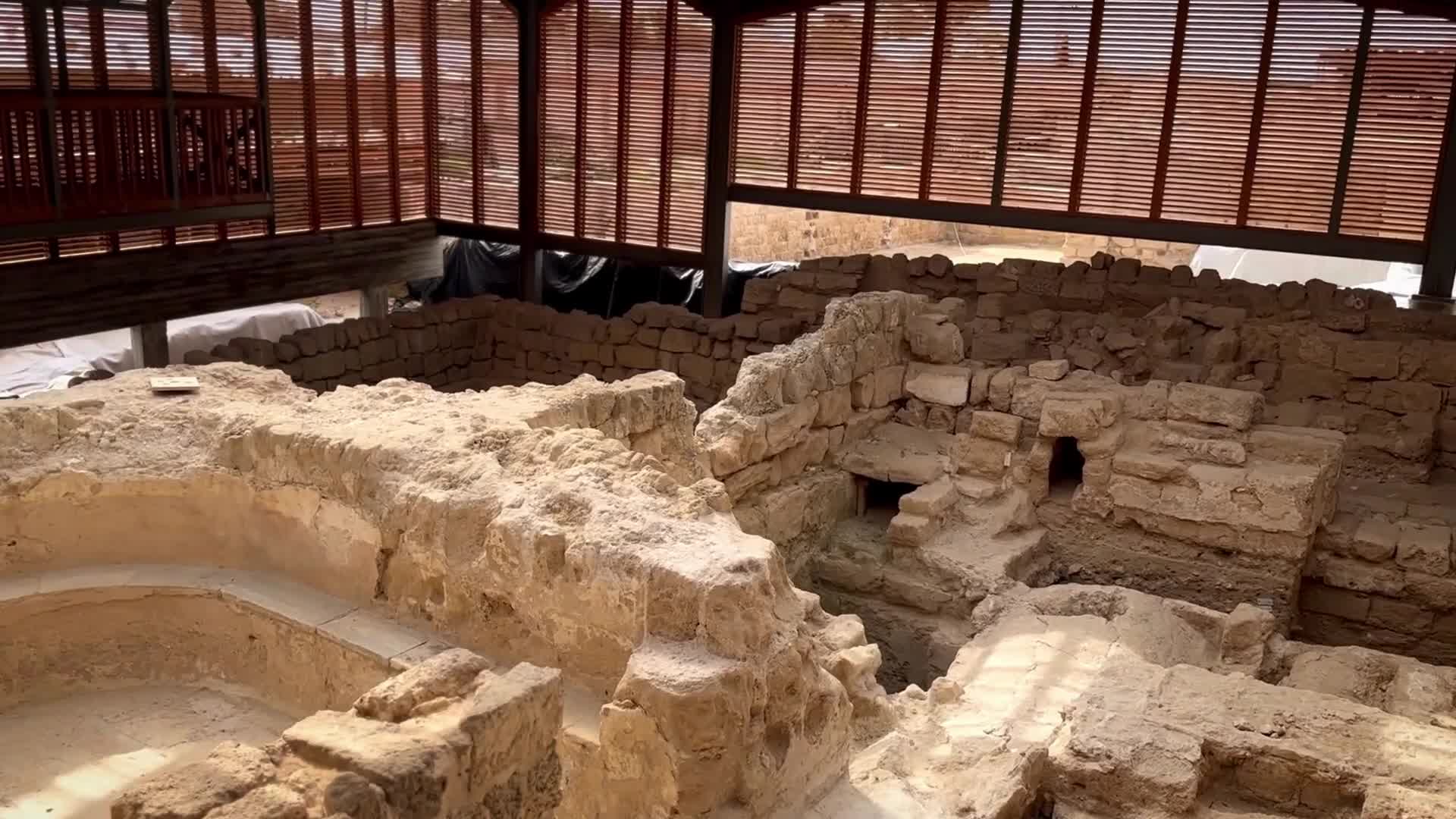 Archaeological site of Saint Hilarion In Gaza, Palestine
