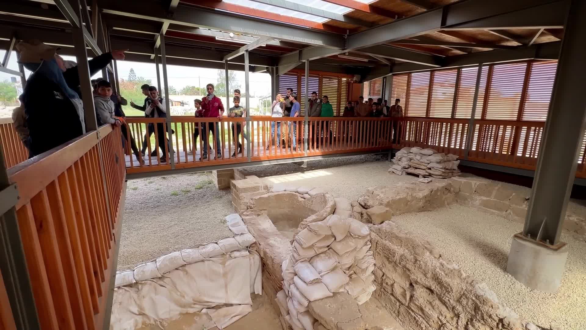 Archaeological site of Saint Hilarion In Gaza, Palestine
