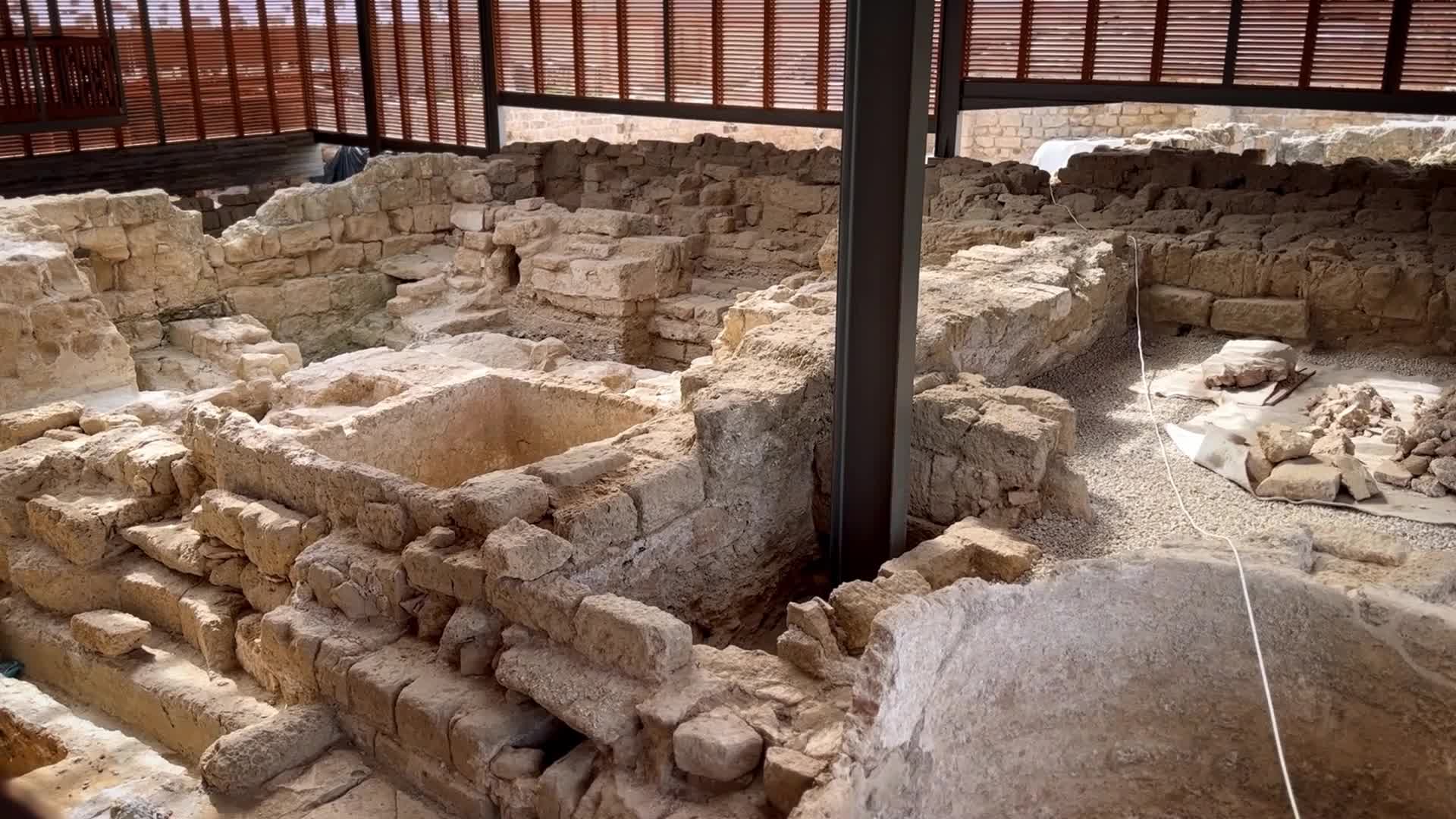 Archaeological site of Saint Hilarion In Gaza, Palestine