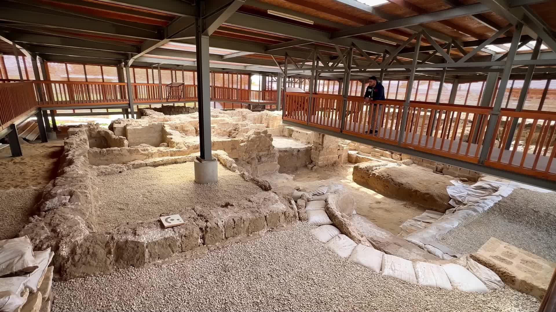Archaeological site of Saint Hilarion In Gaza, Palestine