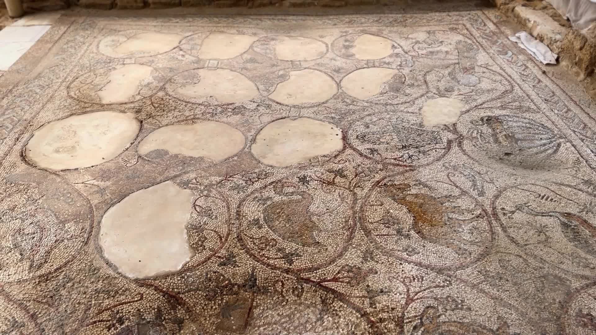 Archaeological site of Saint Hilarion In Gaza, Palestine
