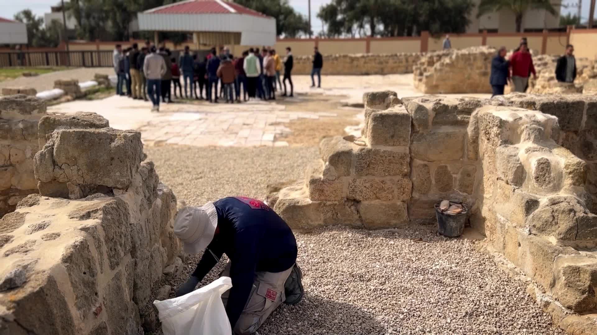 Archaeological site of Saint Hilarion In Gaza, Palestine