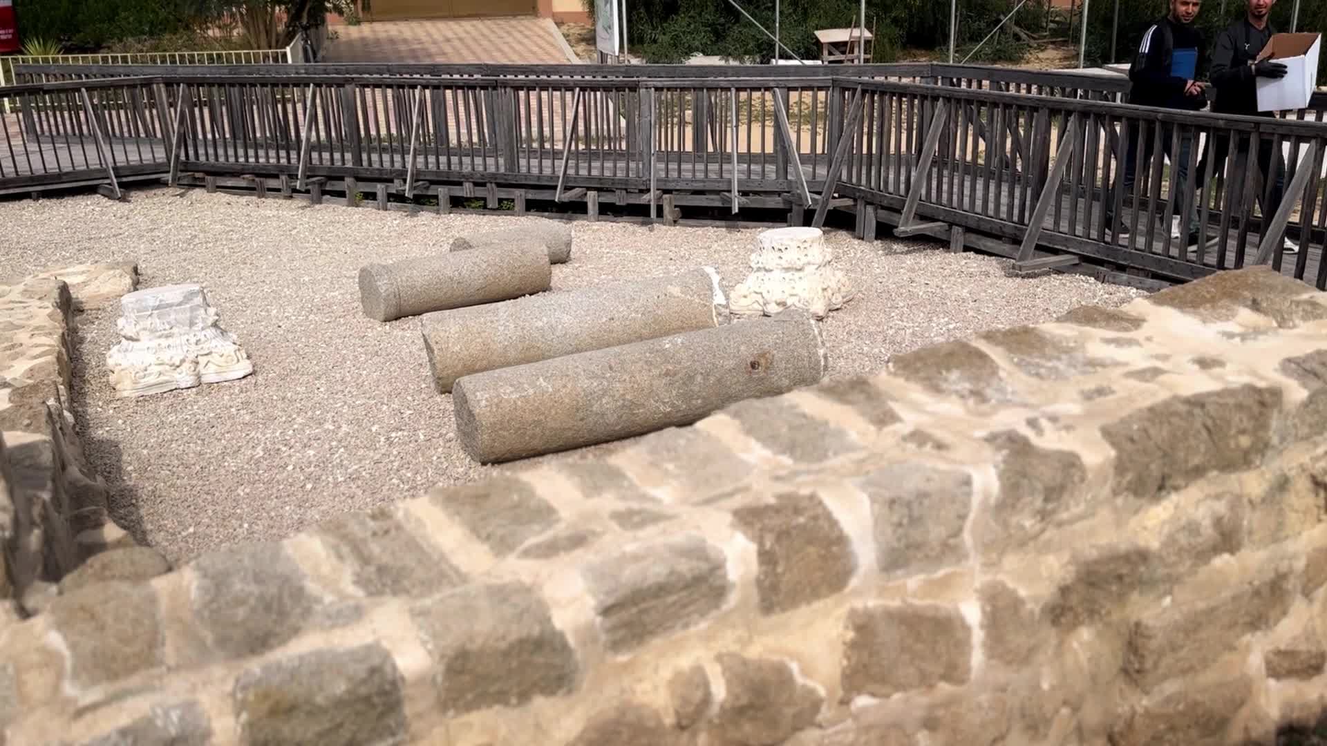 Archaeological site of Saint Hilarion In Gaza, Palestine