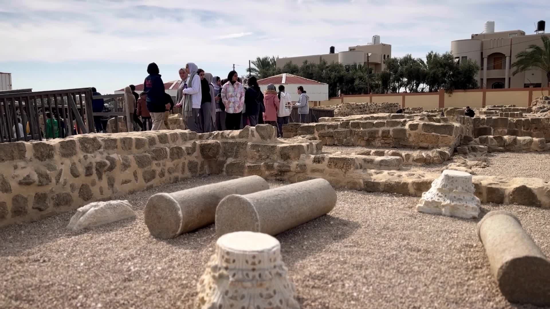 Archaeological site of Saint Hilarion In Gaza, Palestine