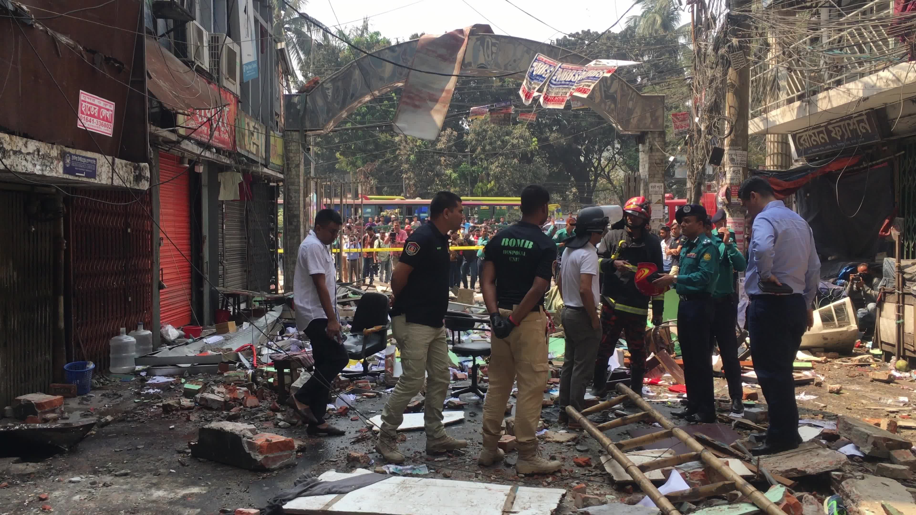 Building Explosion In Dhaka
