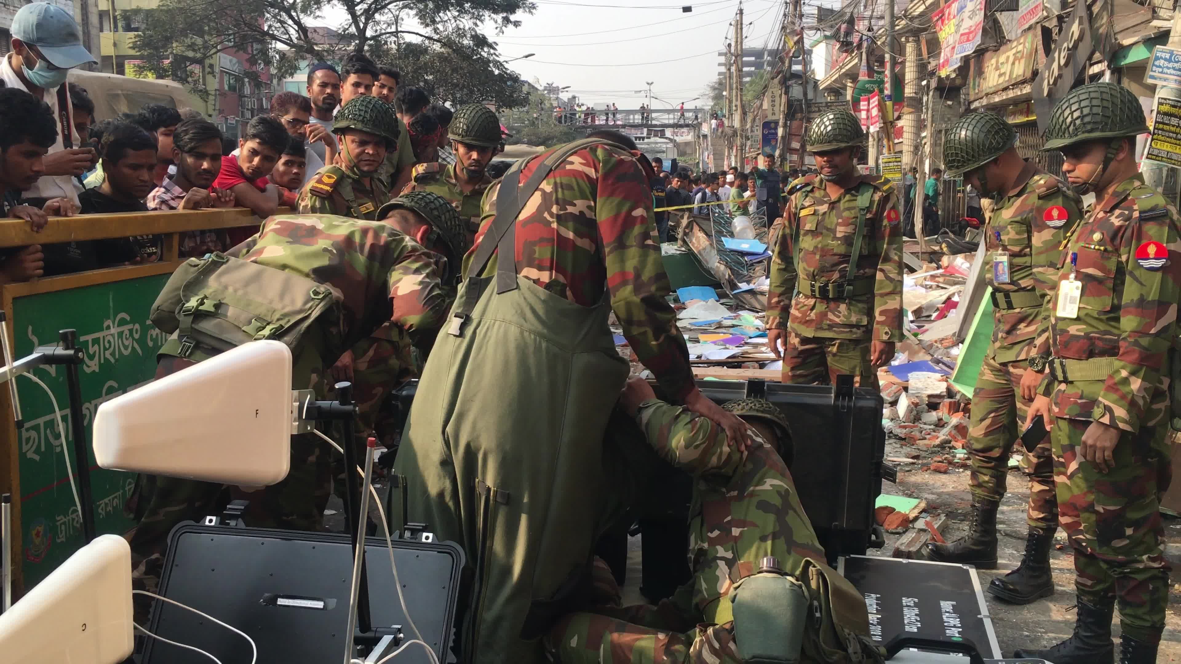 Building Explosion In Dhaka