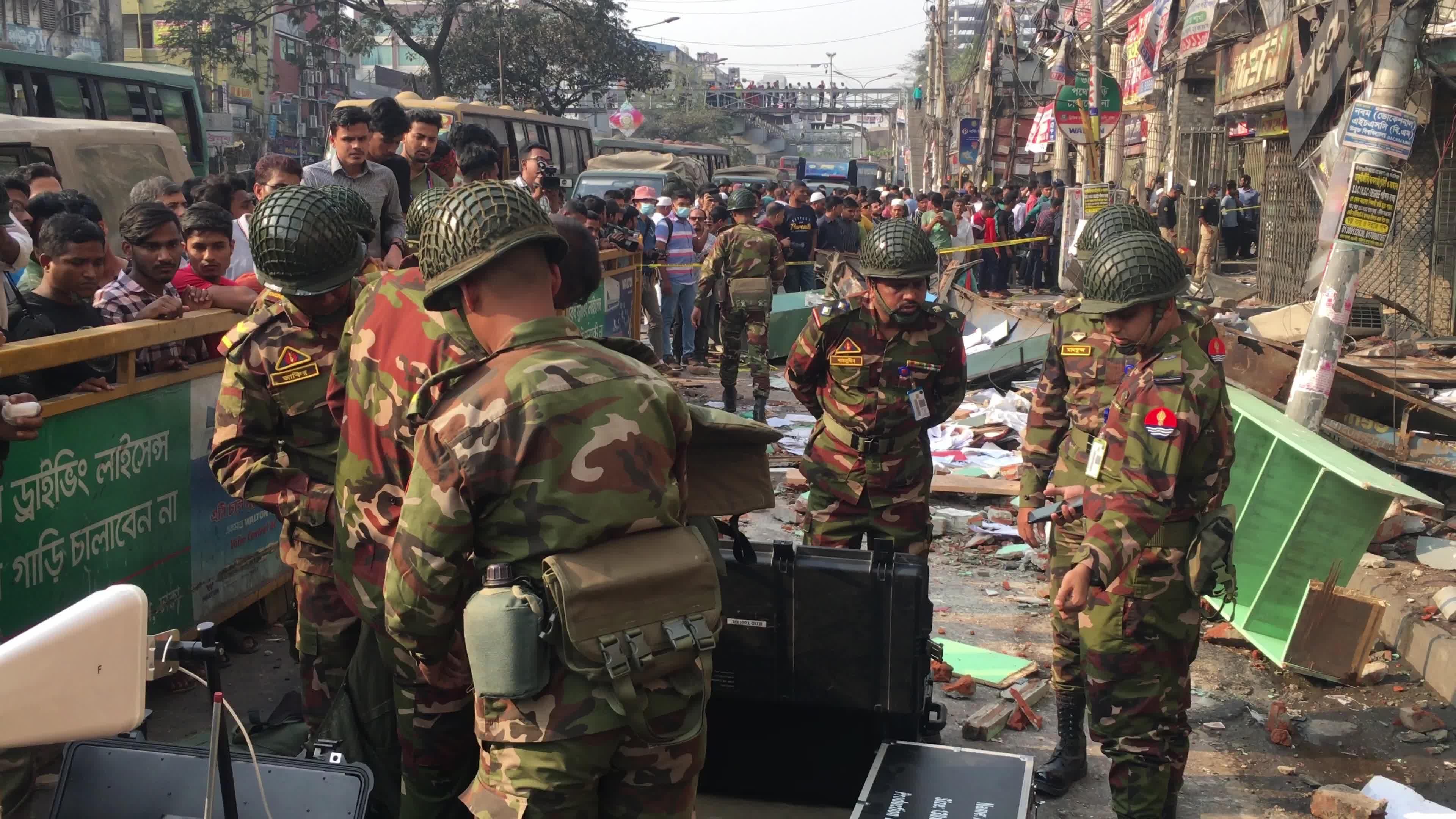 Building Explosion In Dhaka