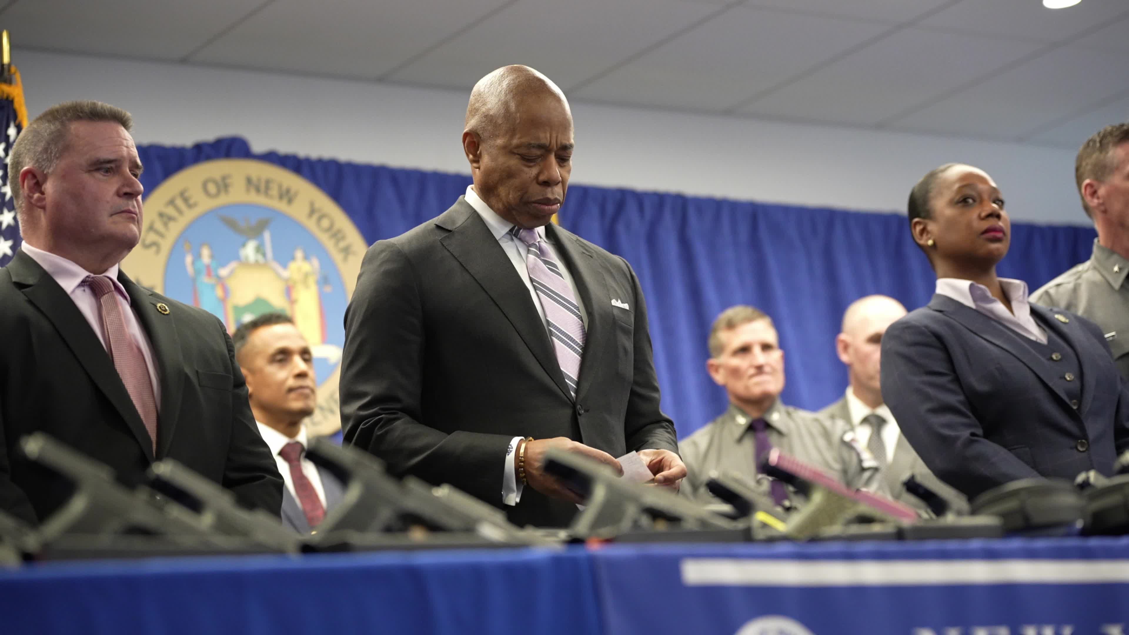 Firearm And Drug Operation Takedown Press Conference