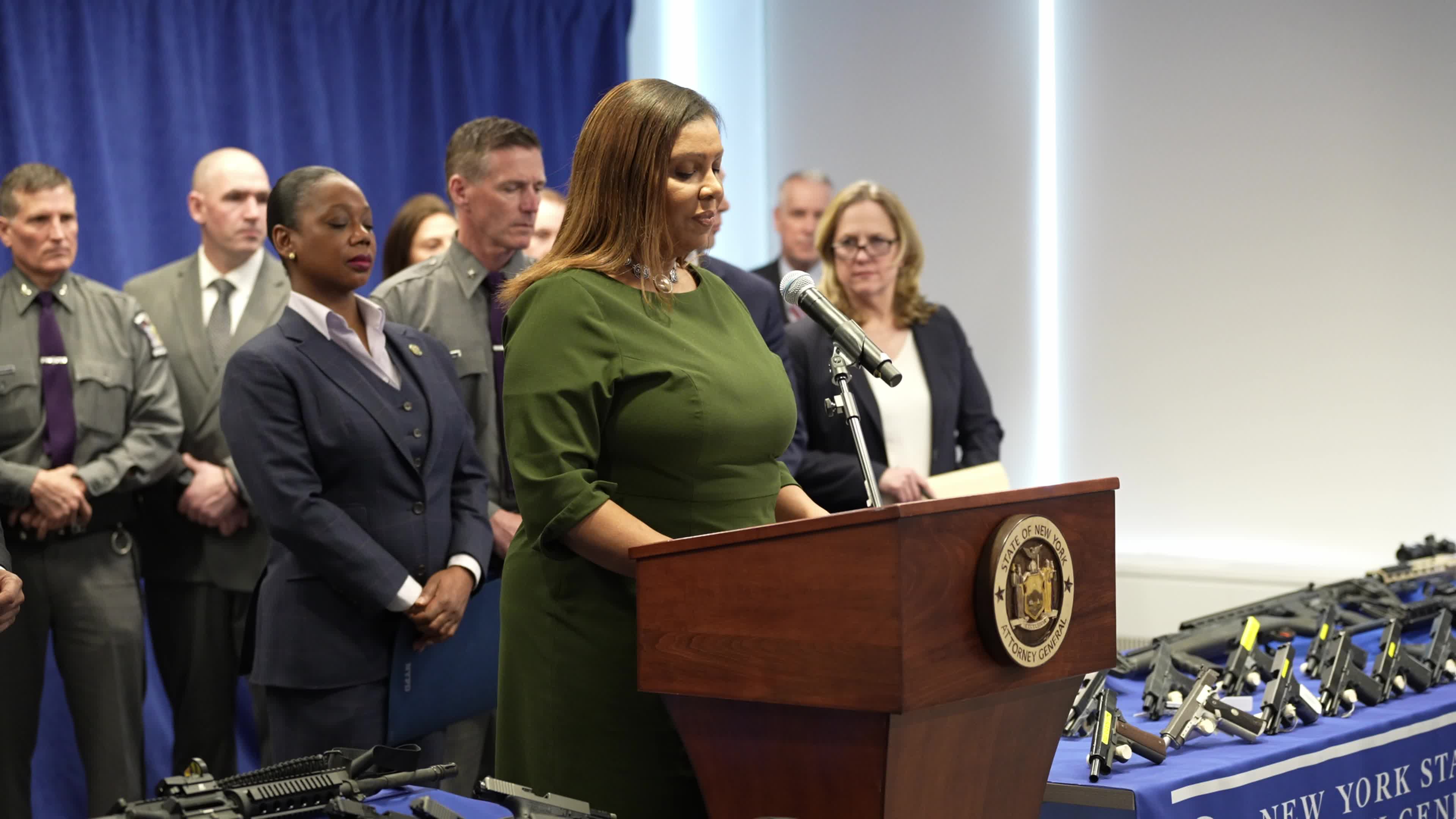 Firearm And Drug Operation Takedown Press Conference