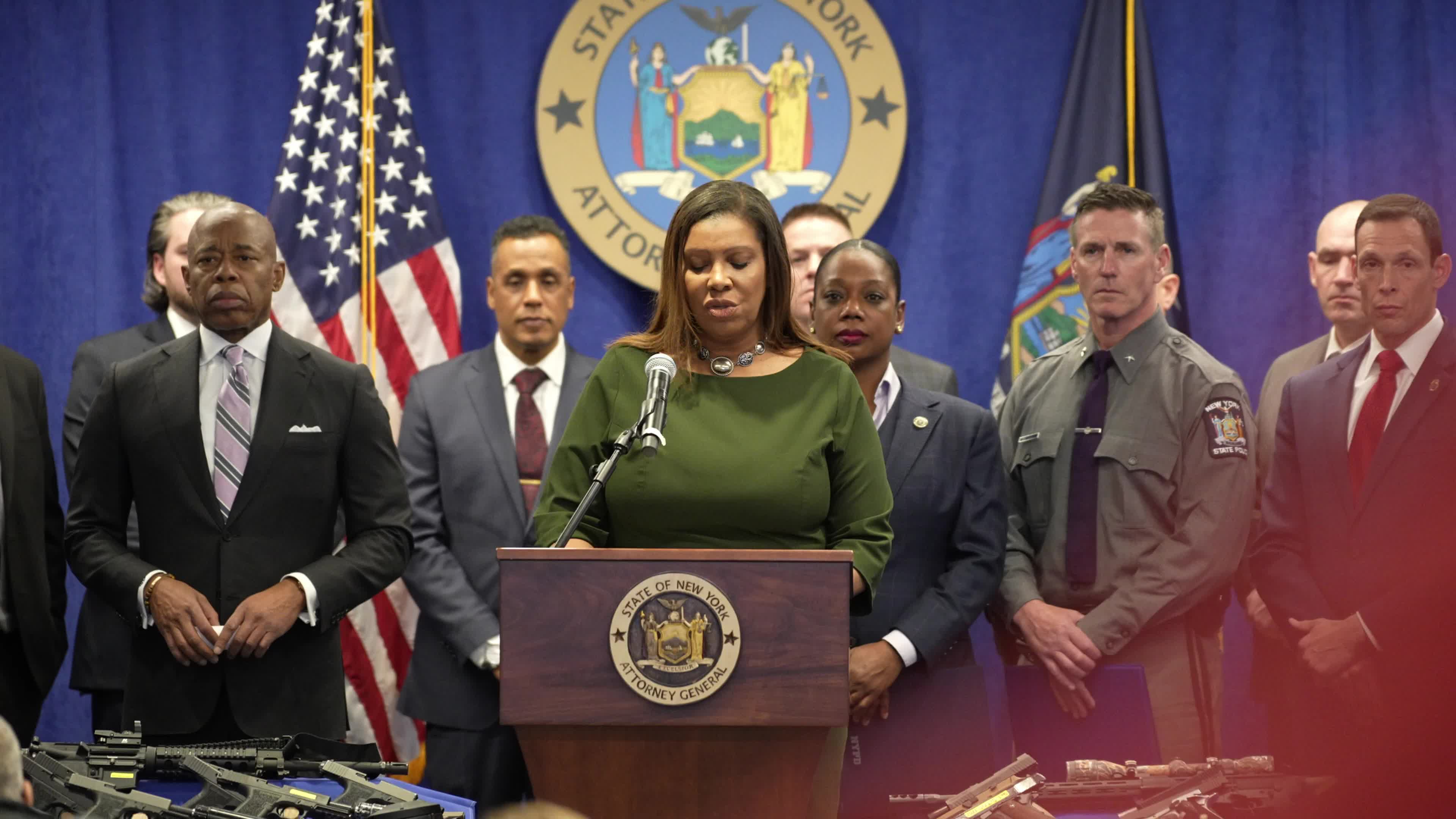 Firearm And Drug Operation Takedown Press Conference