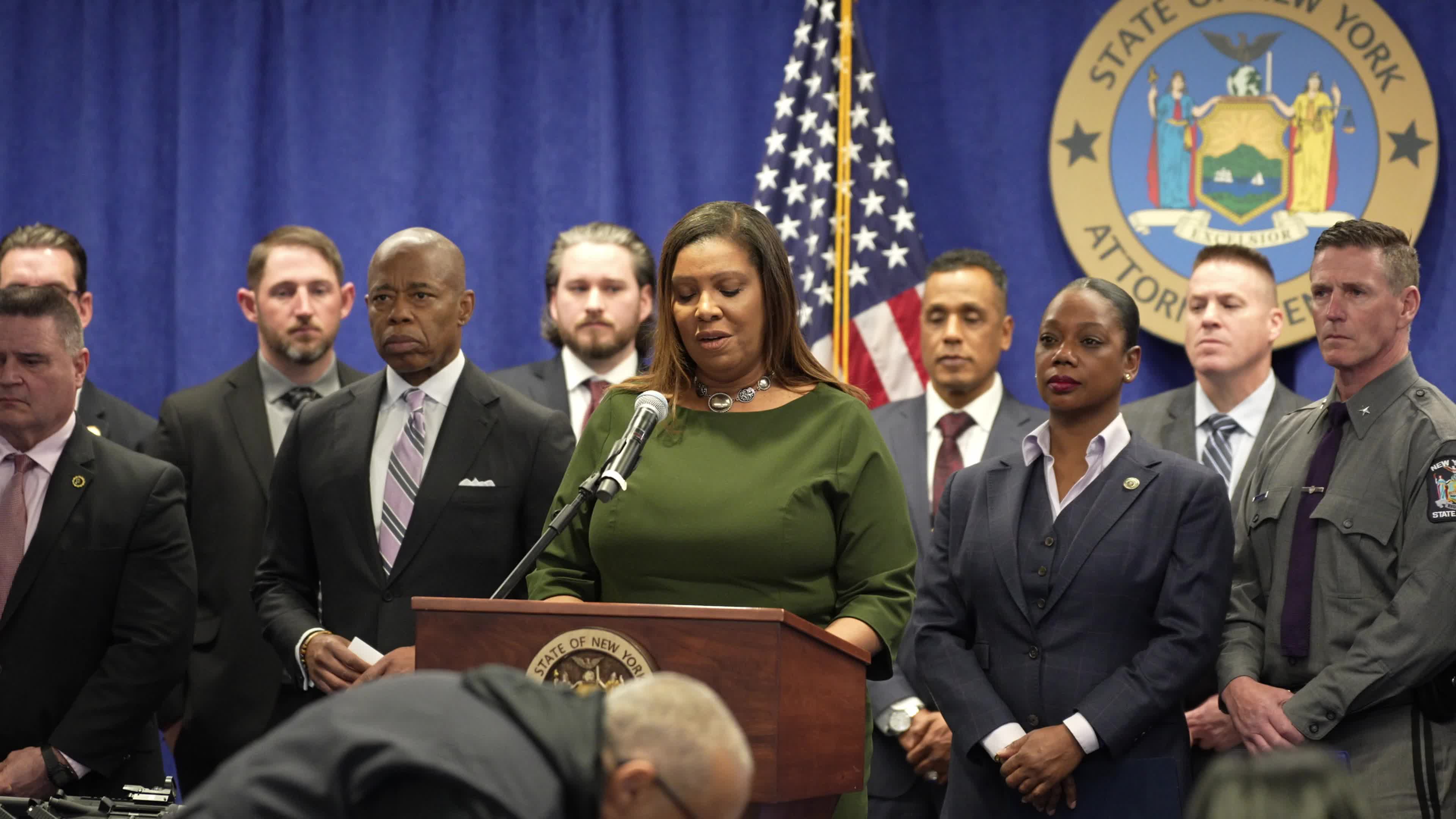 Firearm And Drug Operation Takedown Press Conference