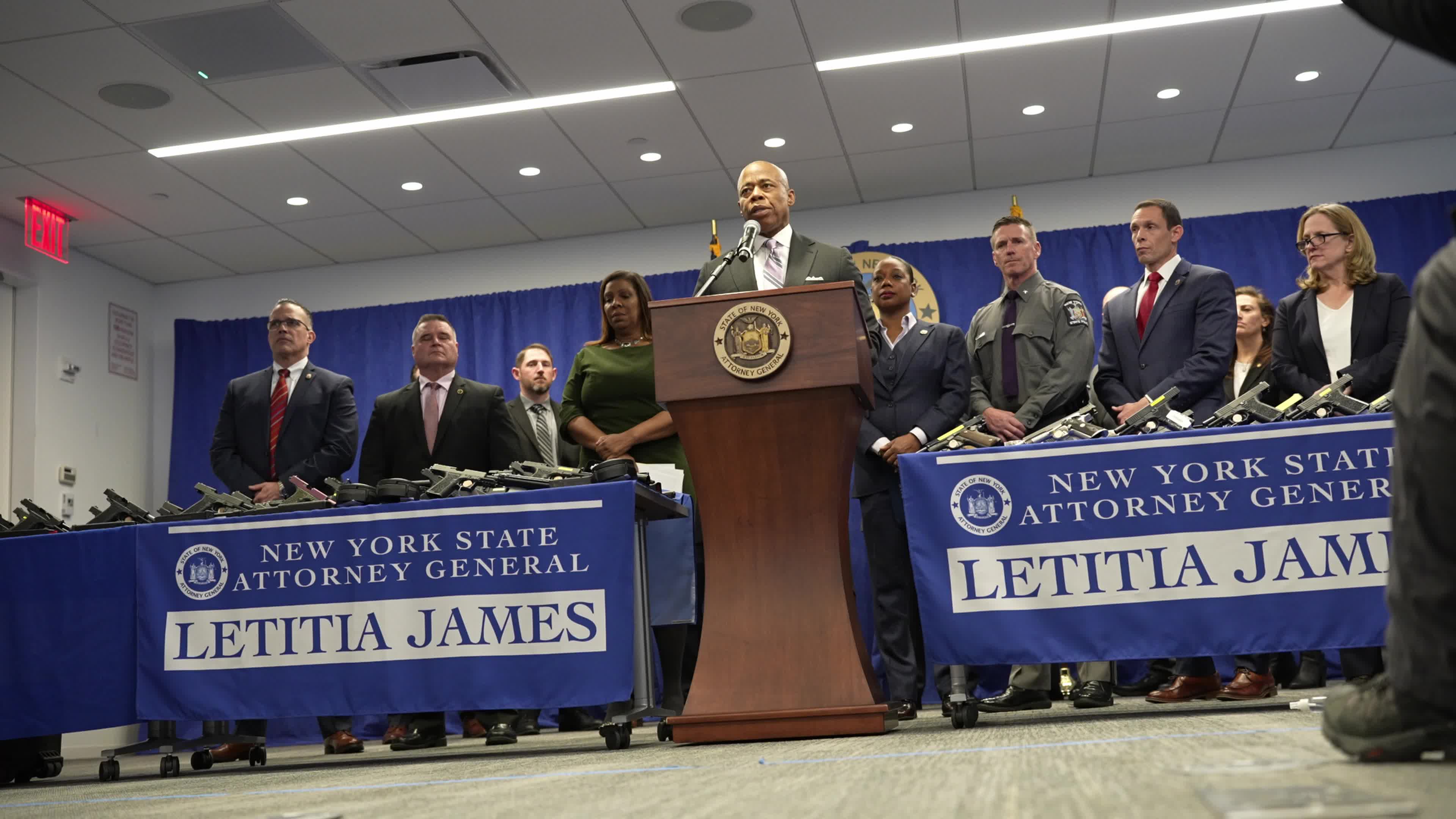 Firearm And Drug Operation Takedown Press Conference