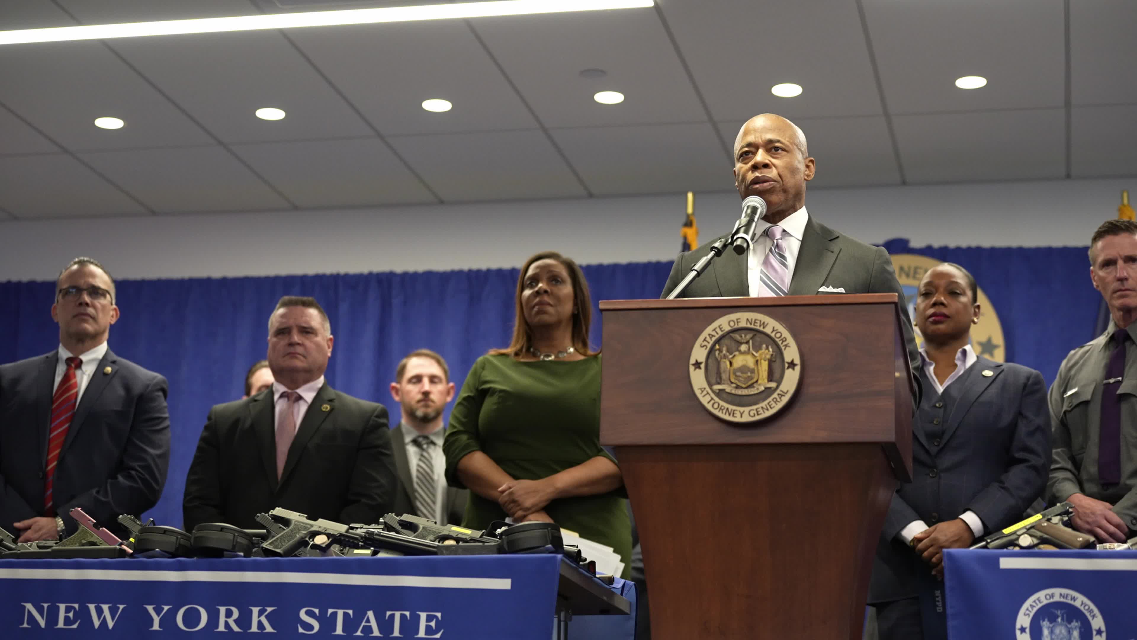 Firearm And Drug Operation Takedown Press Conference