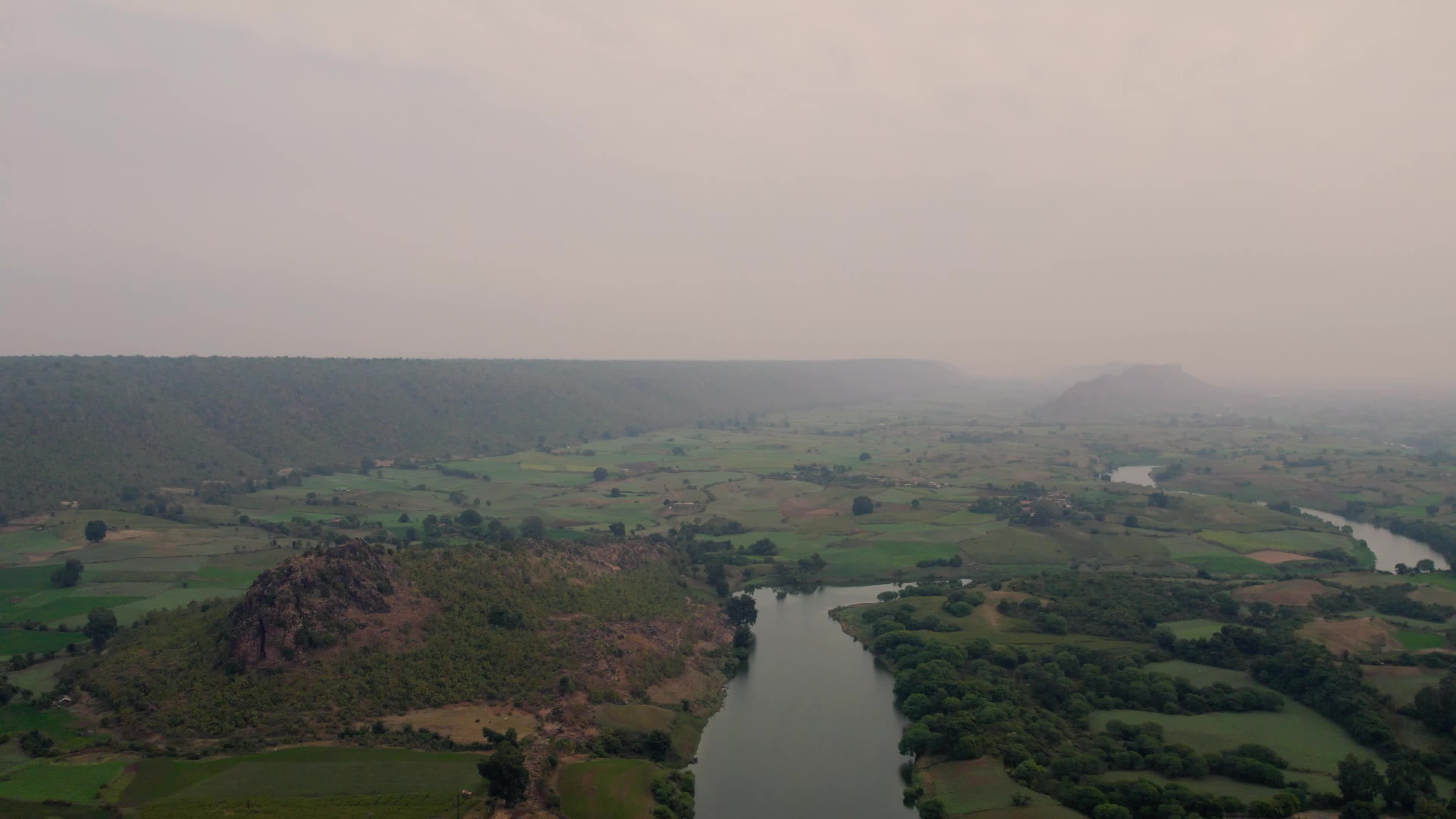 Beautiful Highway Roads in the Mountains in the Indian state of Chhattisgarh