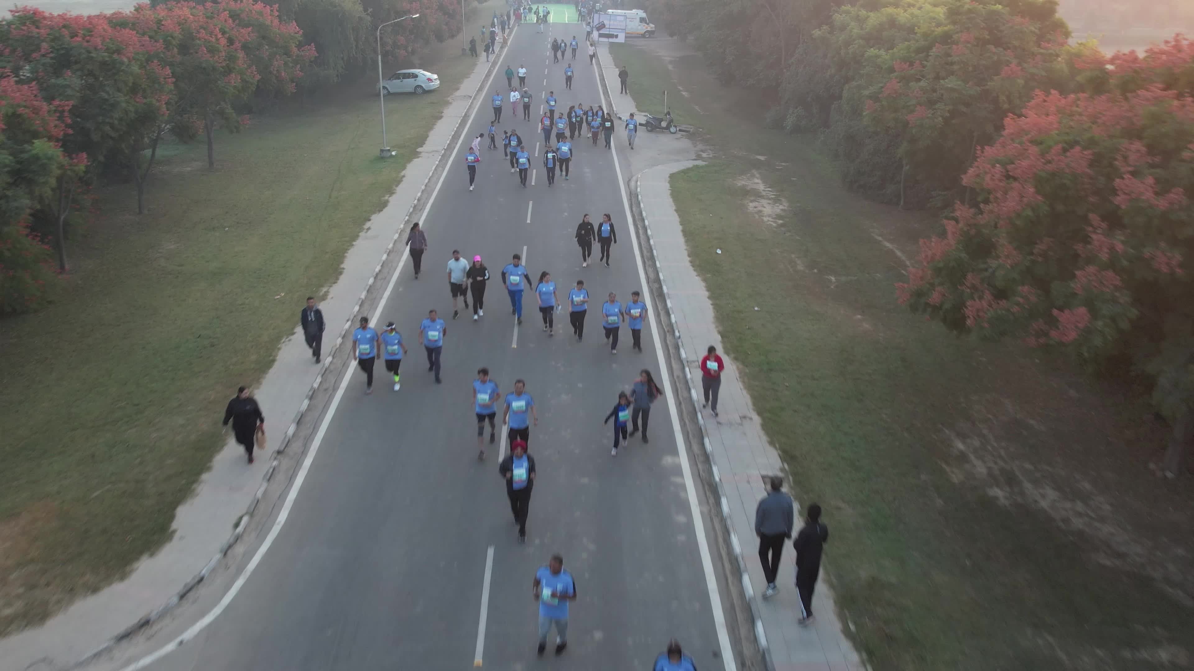 Exciting Flag-Off and Thousands of Runners in Ludhiana Marathon