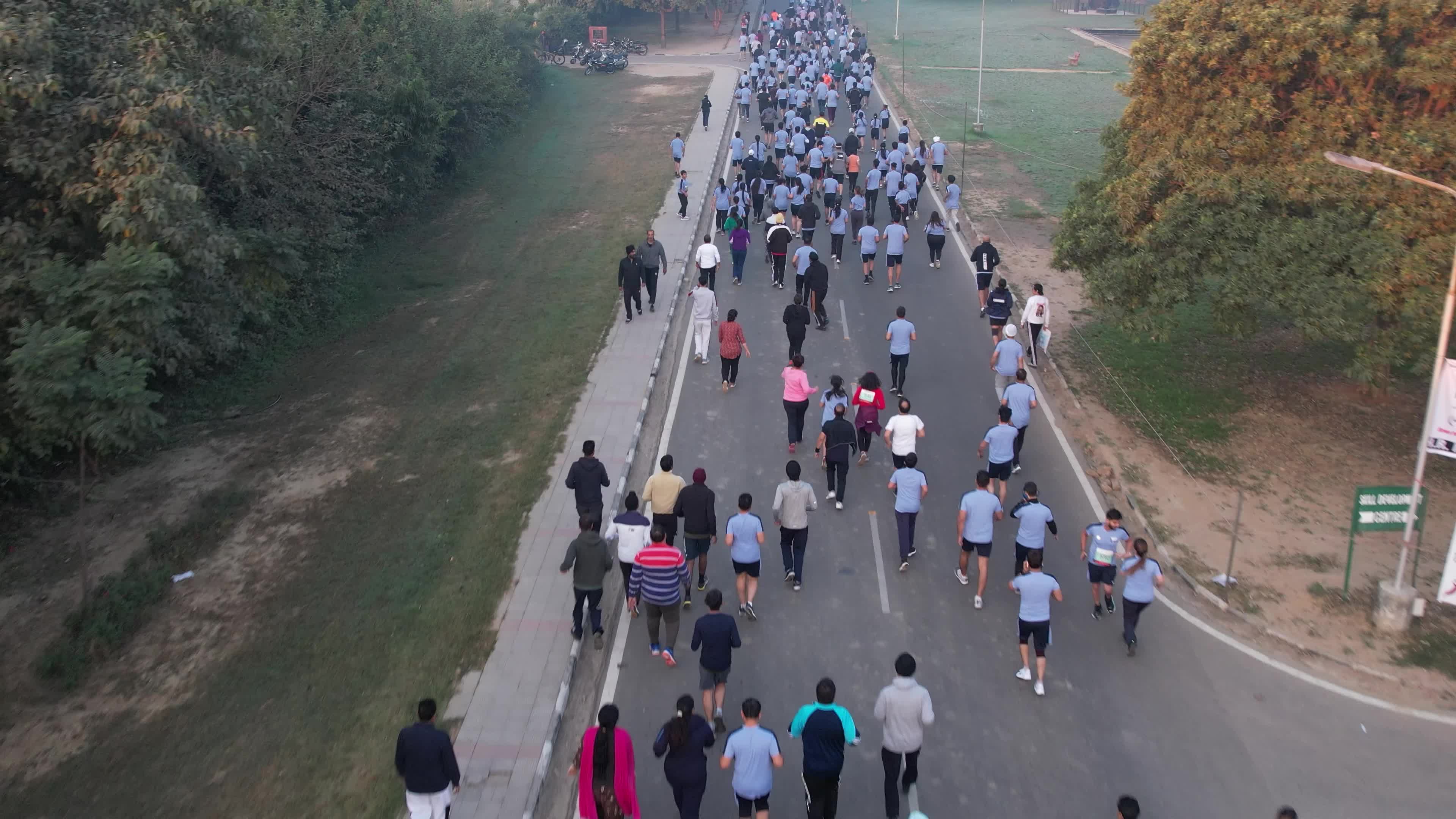 Exciting Flag-Off and Thousands of Runners in Ludhiana Marathon