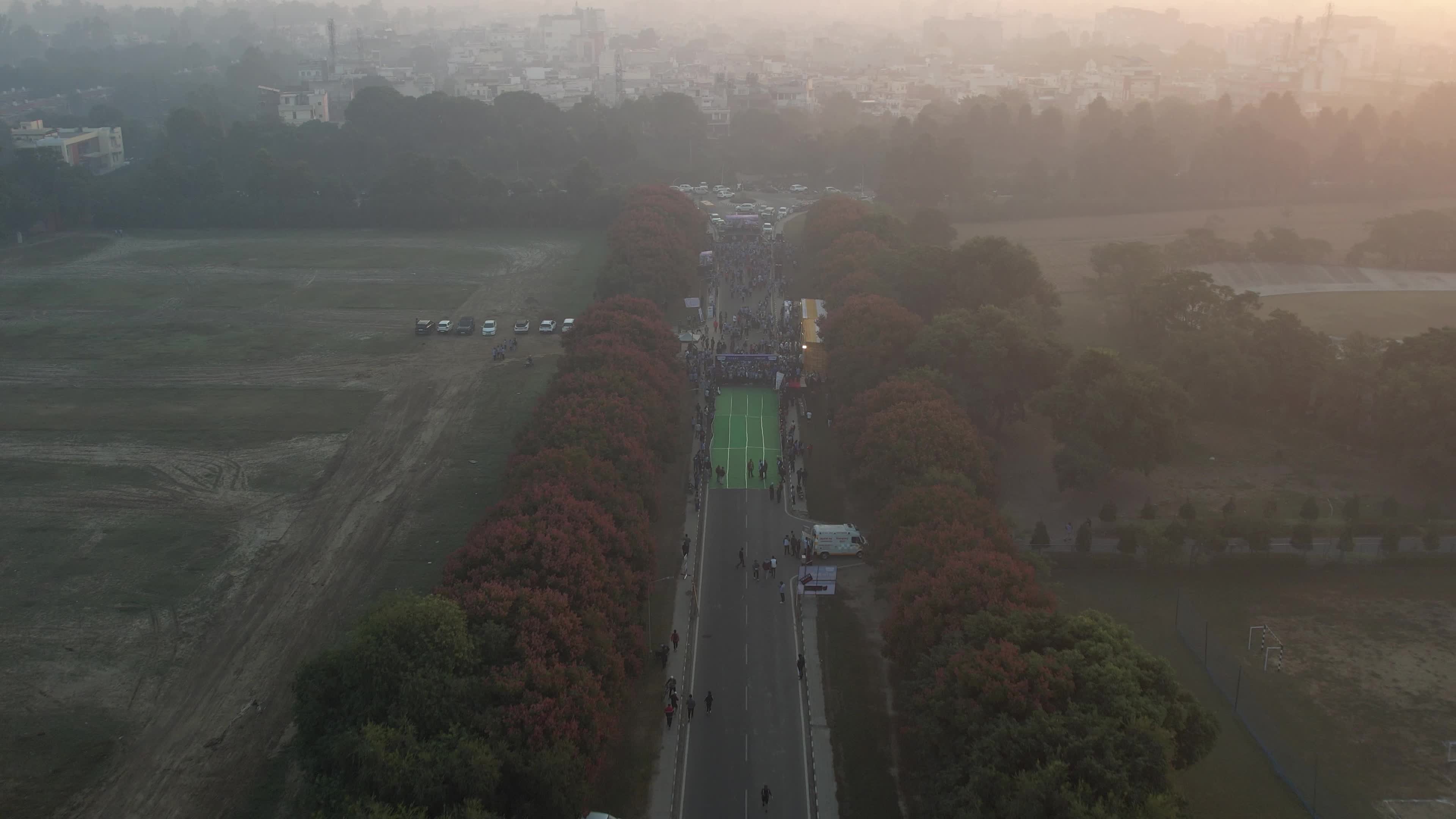 Early Winter Morning Marathon: Agriculture University of Ludhiana