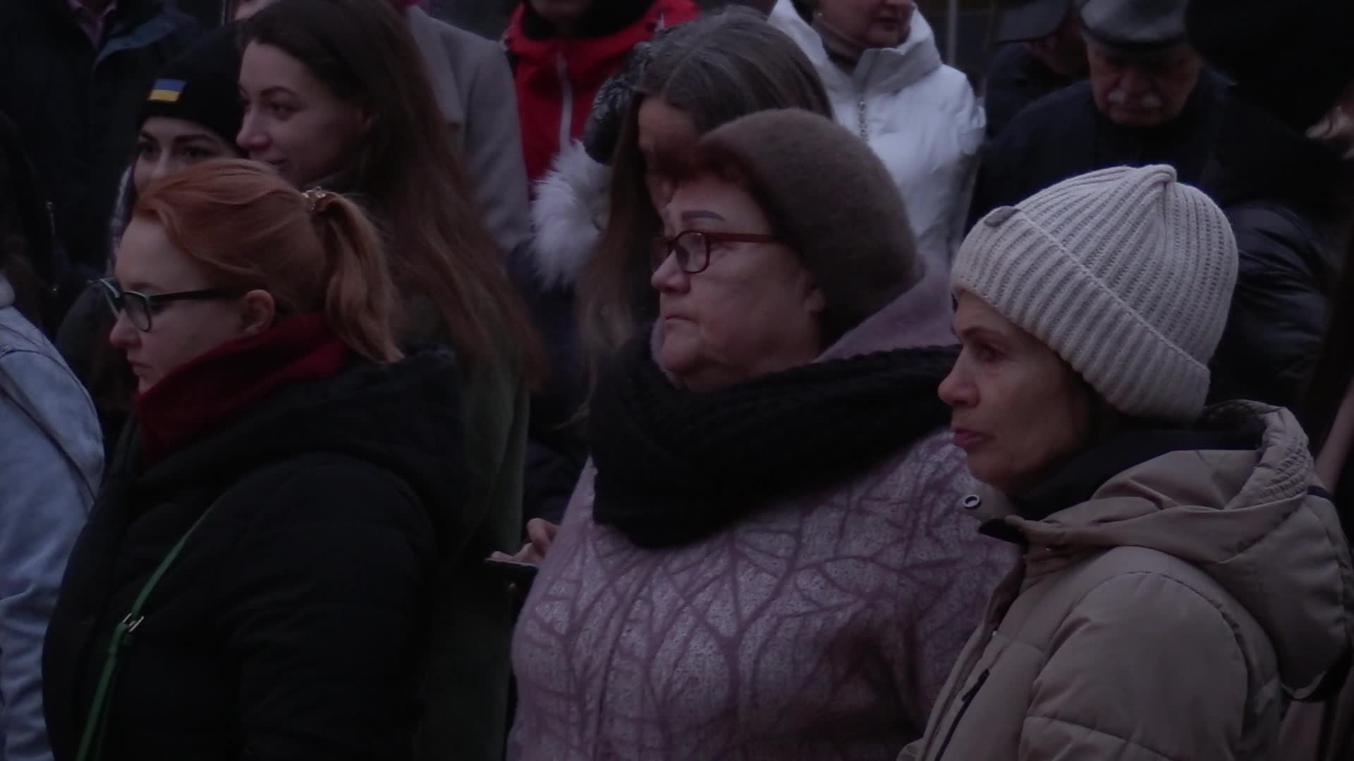 The first anniversary of the bombing of the Mariupol Drama Theatre, a memorial rally in Kyiv, amid Russia's invasion of Ukraine