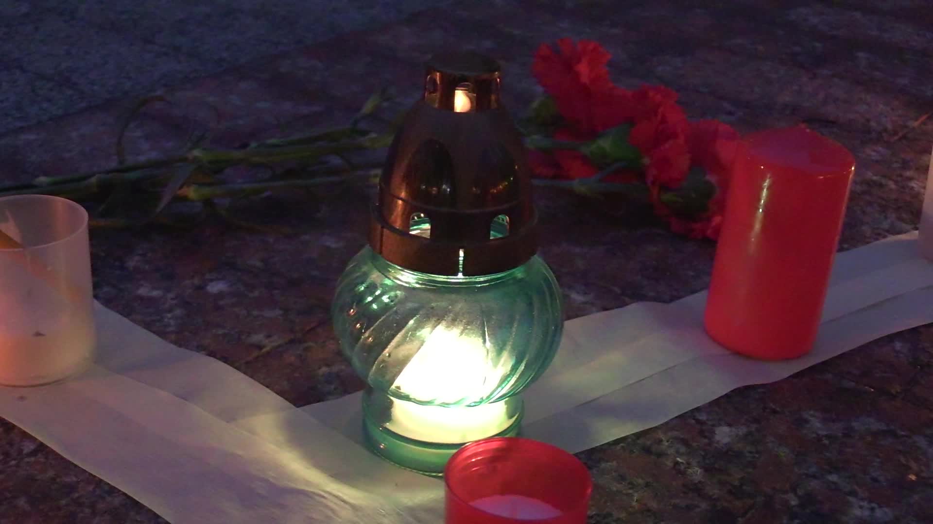 The first anniversary of the bombing of the Mariupol Drama Theatre, a memorial rally in Kyiv, amid Russia's invasion of Ukraine